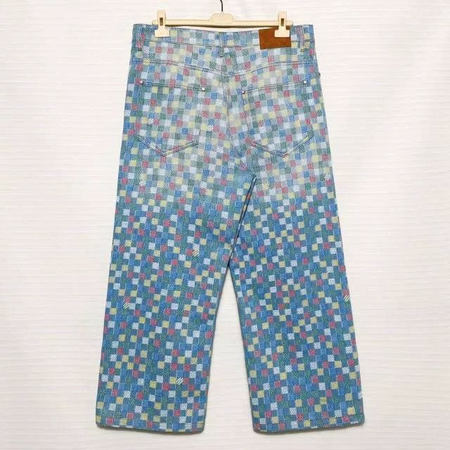 Louis Vuitton Louis Vuitton SS25 Printed Wide-Leg Jeans Size US 36 / EU 52 - 2 Thumbnail