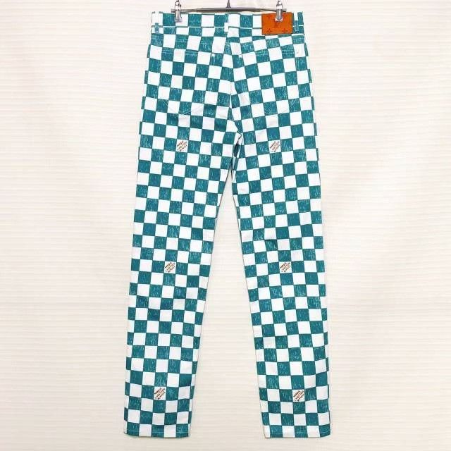 Louis Vuitton Louis Vuitton Checker Denim Straight Pants Size US 30 / EU 46 - 2 Thumbnail