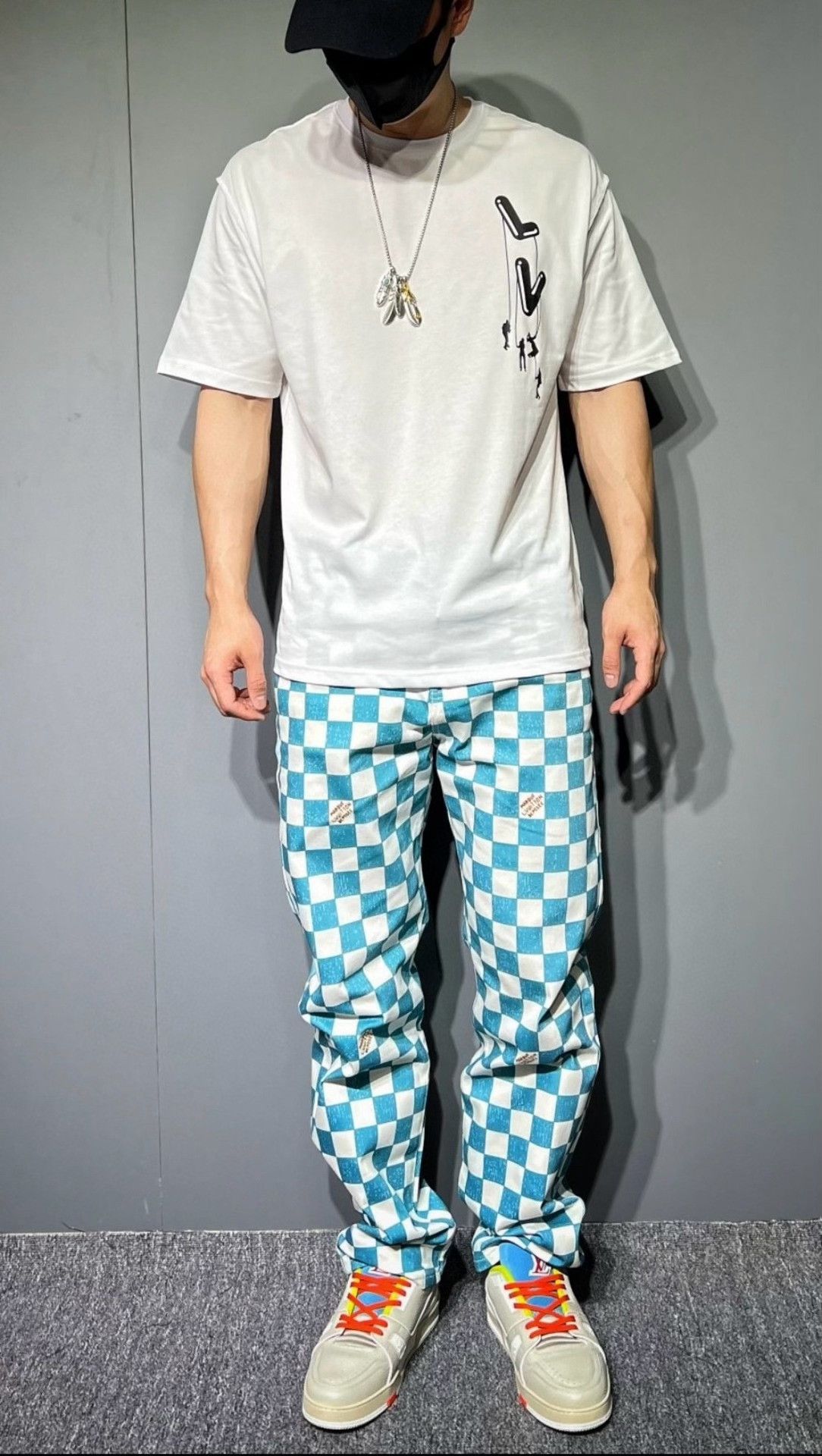 Louis Vuitton Louis Vuitton Checker Denim Straight Pants Size US 30 / EU 46 - 9 Thumbnail