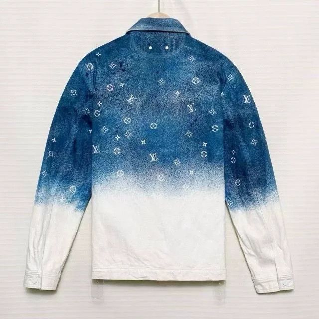 Louis Vuitton Louis Vuitton Starry Gradient Denim Jacket Size US M / EU 48-50 / 2 - 2 Thumbnail
