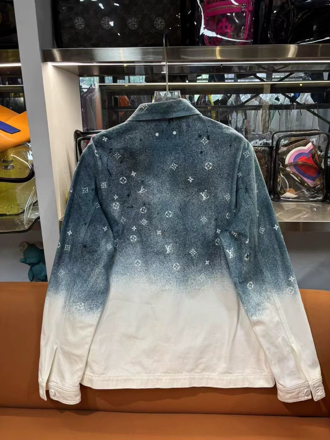 Louis Vuitton Louis Vuitton Starry Gradient Denim Jacket Size US M / EU 48-50 / 2 - 2 Thumbnail