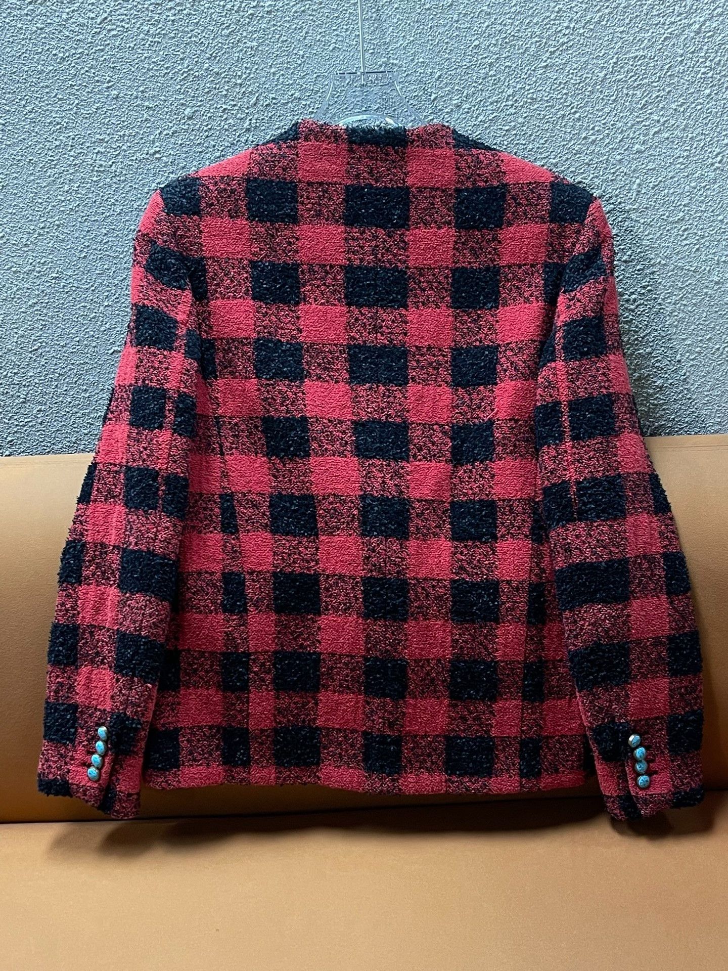Louis Vuitton Louis Vuitton FW24 Red Plaid Jacket Size US S / EU 44-46 / 1 - 2 Thumbnail