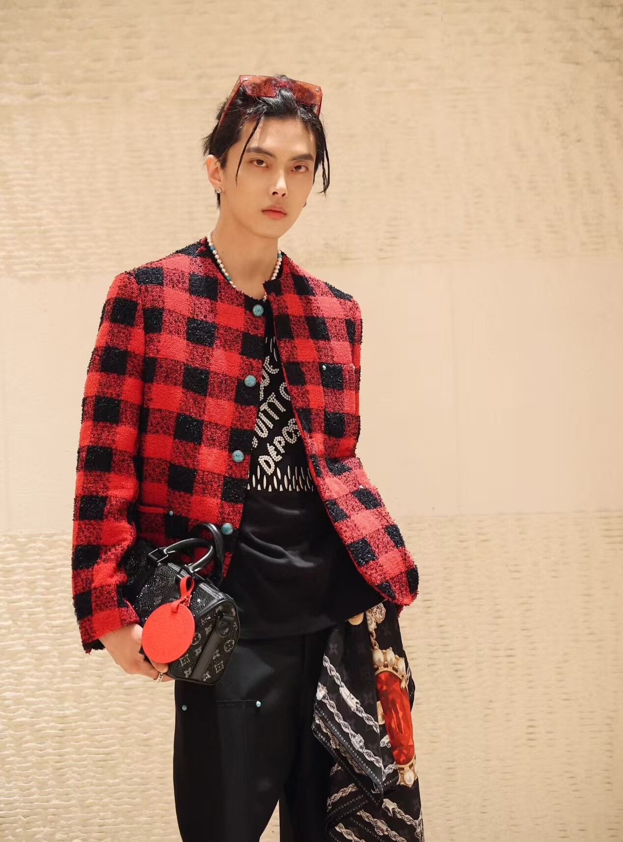 Louis Vuitton Louis Vuitton FW24 Red Plaid Jacket Size US S / EU 44-46 / 1 - 6 Thumbnail