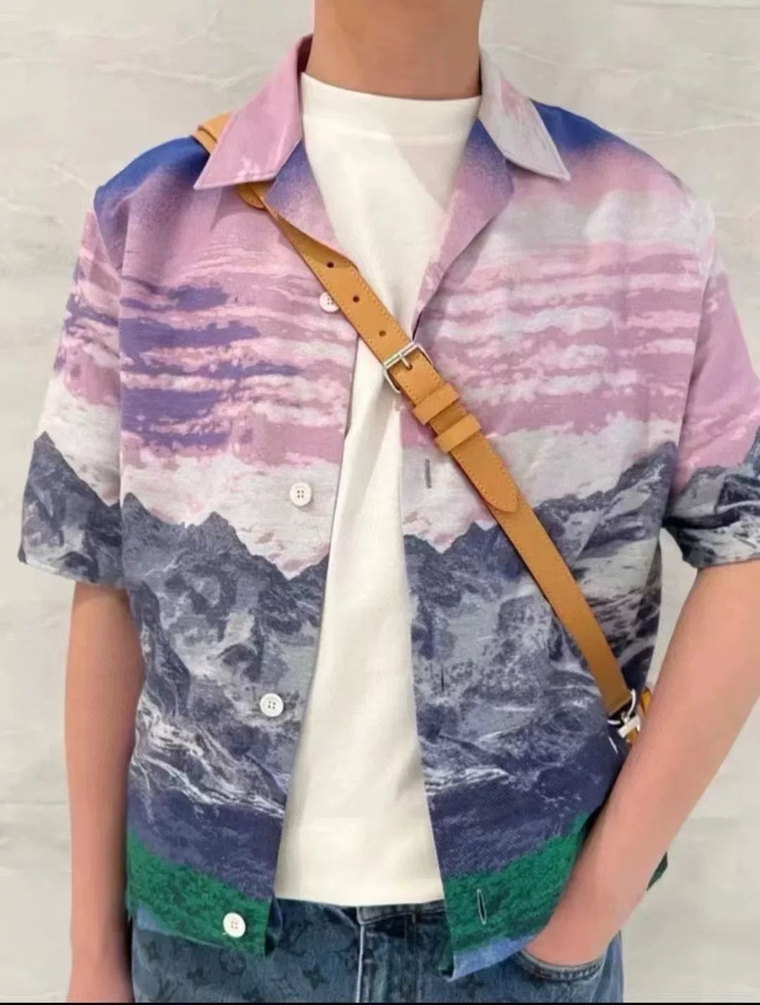 Louis Vuitton Louis Vuitton SS22 Landscape Print Casual Shirt Size US M / EU 48-50 / 2 - 8 Thumbnail
