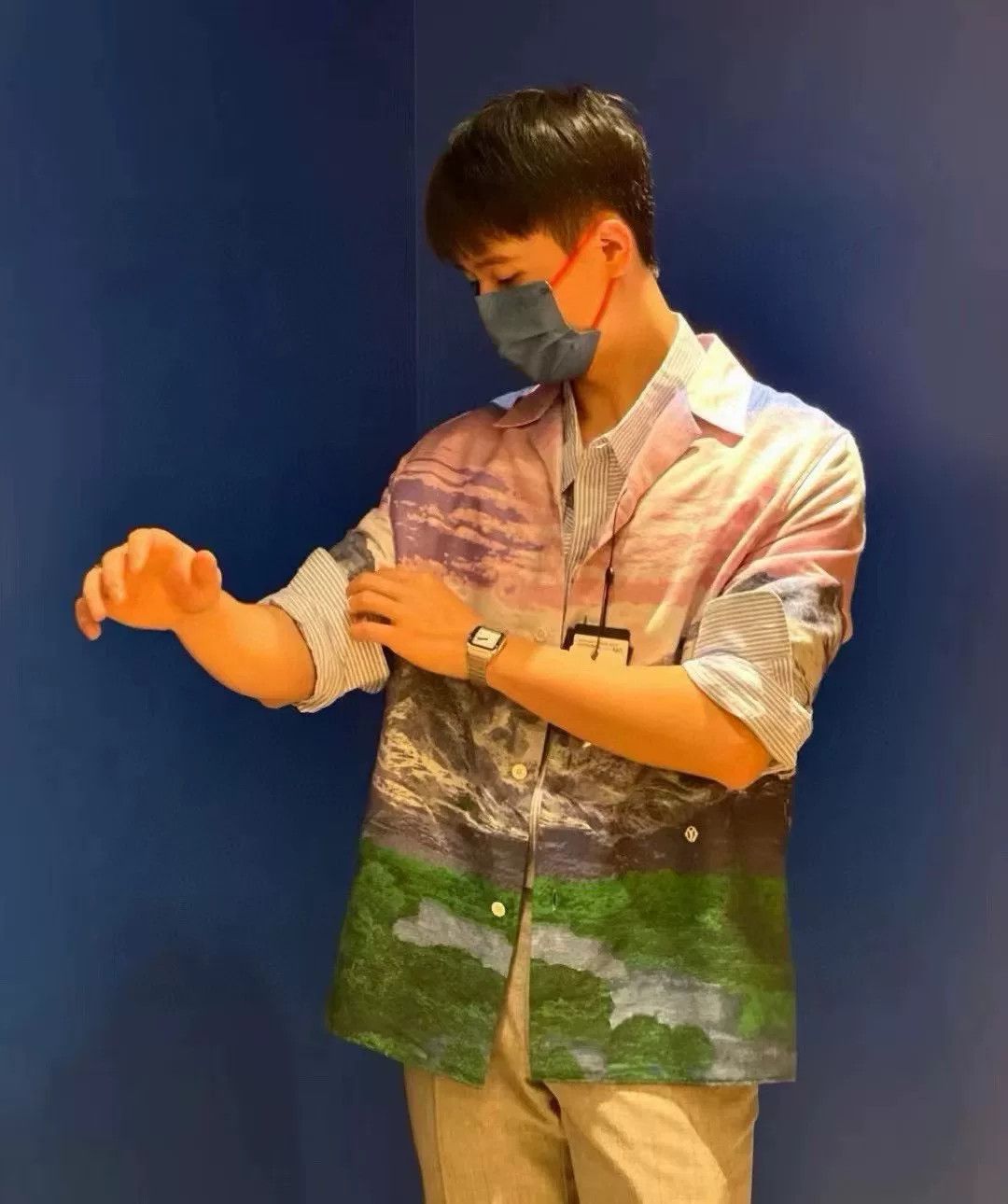Louis Vuitton Louis Vuitton SS22 Landscape Print Casual Shirt Size US M / EU 48-50 / 2 - 6 Thumbnail