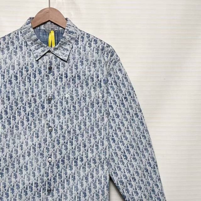 Dior Dior Oblique Denim Shirt Size US XS / EU 42 / 0 - 3 Thumbnail