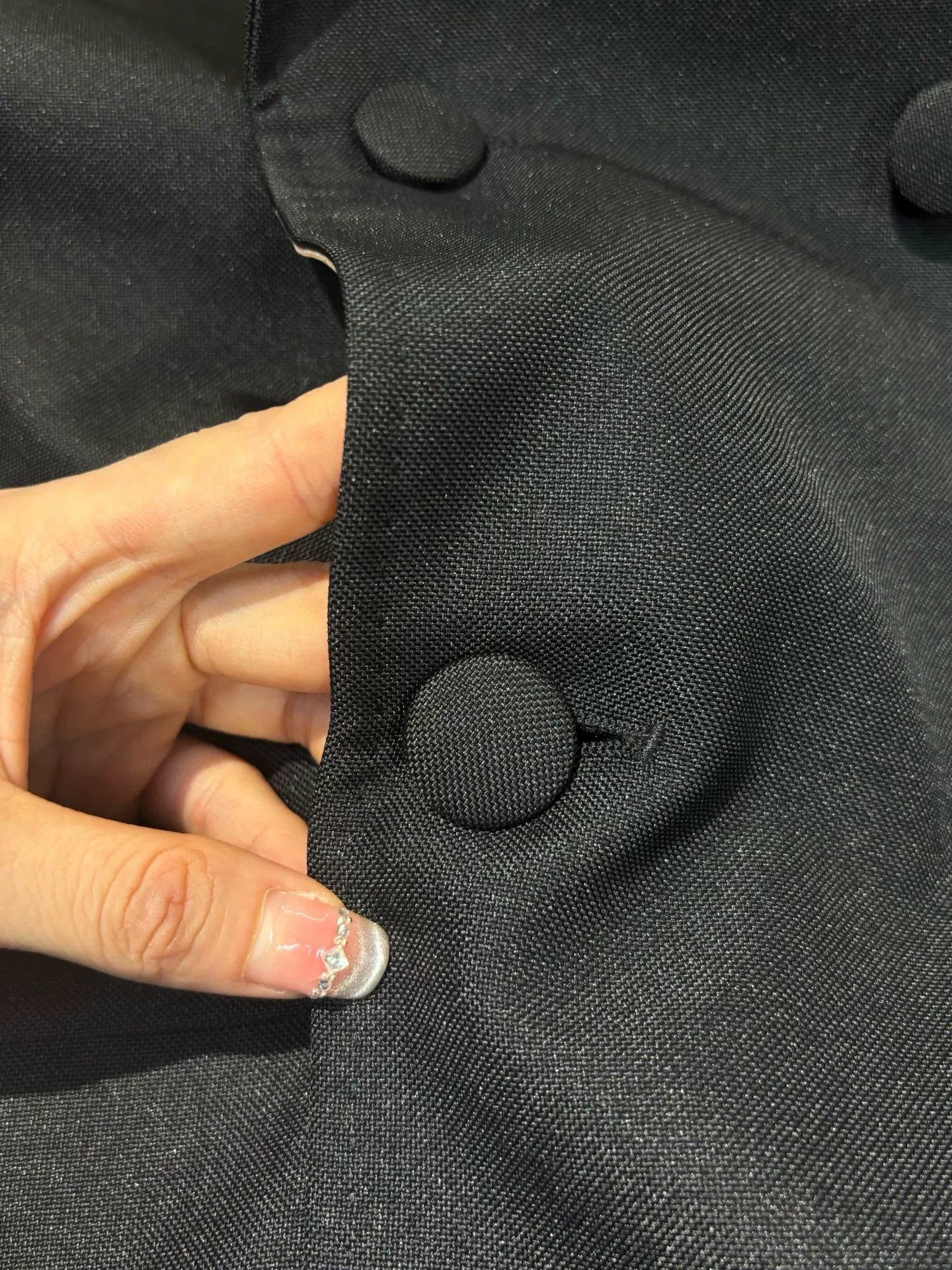 Valentino Valentino Black V-Neck Loose Jacket Size US M / EU 48-50 / 2 - 4 Thumbnail