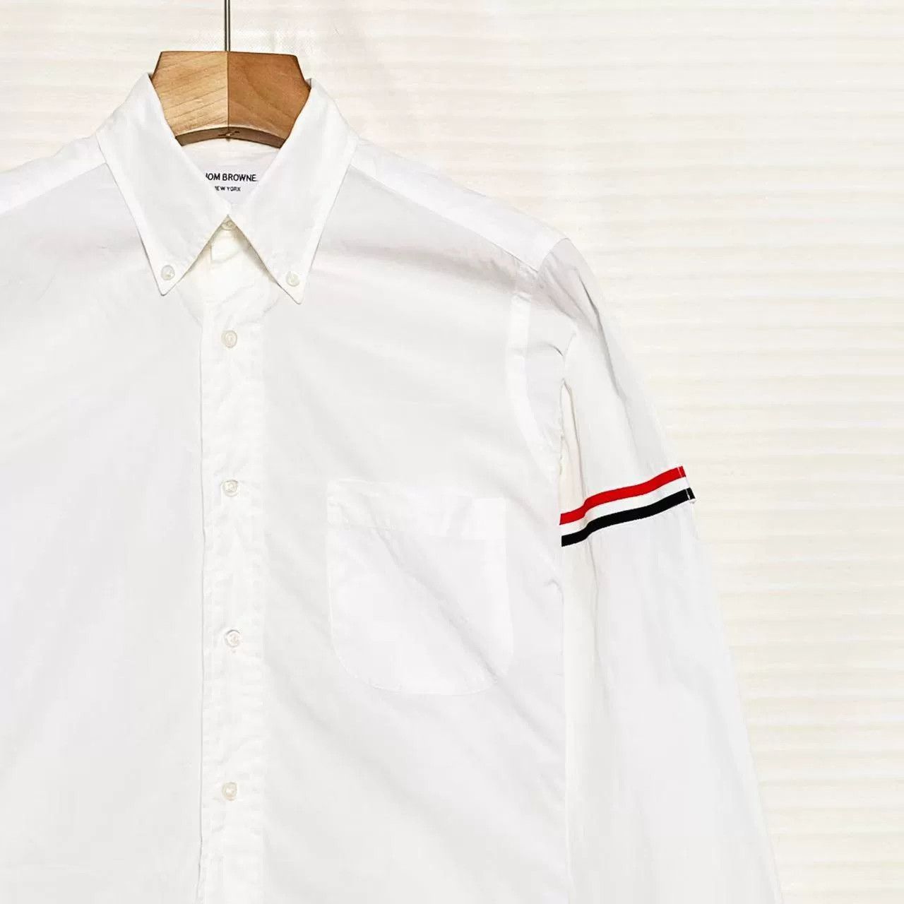 Thom Browne Thom Browne FW21 Four-Stripe Oxford Shirt Size US S / EU 44-46 / 1 - 3 Thumbnail