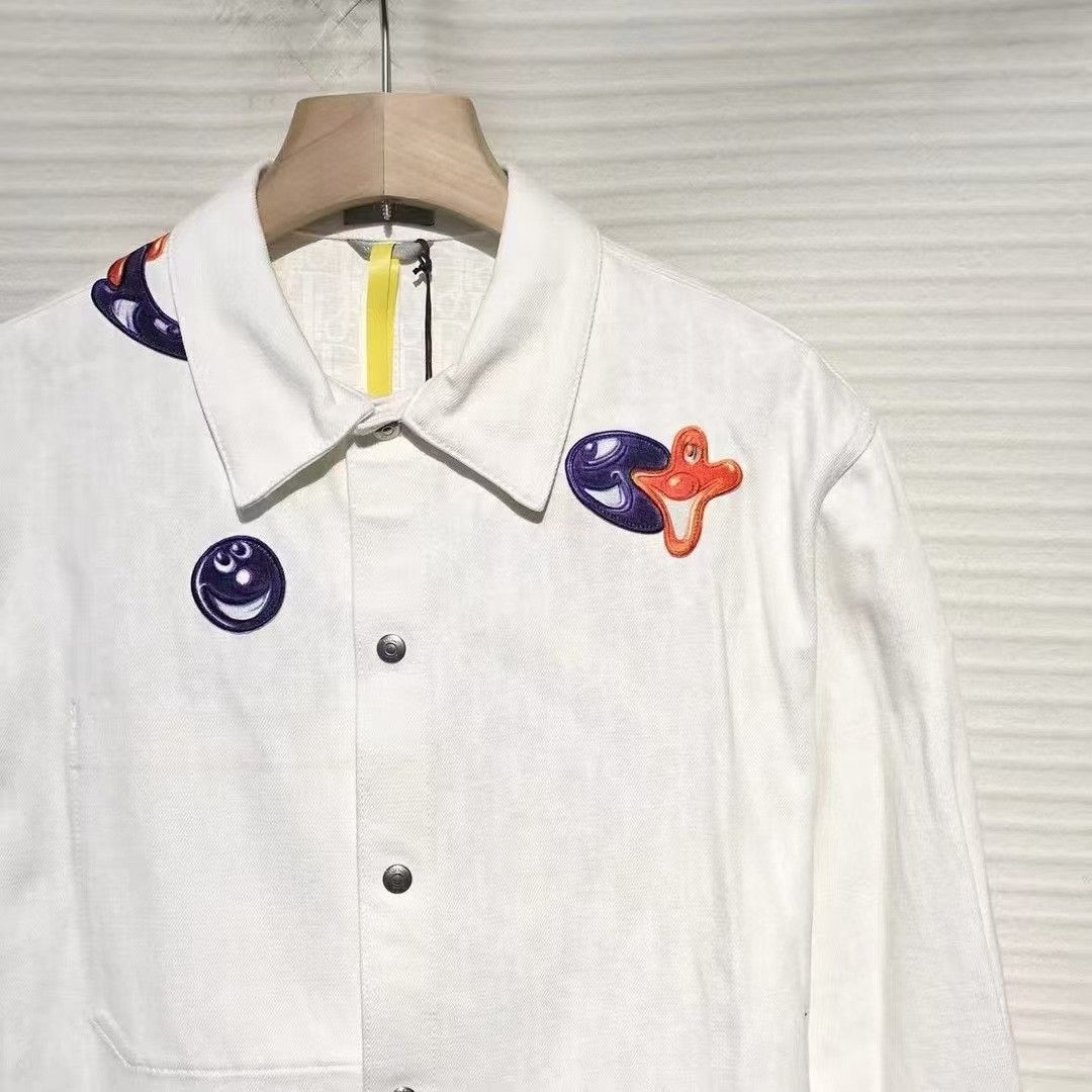 Dior DIOR x KENNY SCHARF Men's Solid Shirt Jacket Size US S / EU 44-46 / 1 - 3 Thumbnail