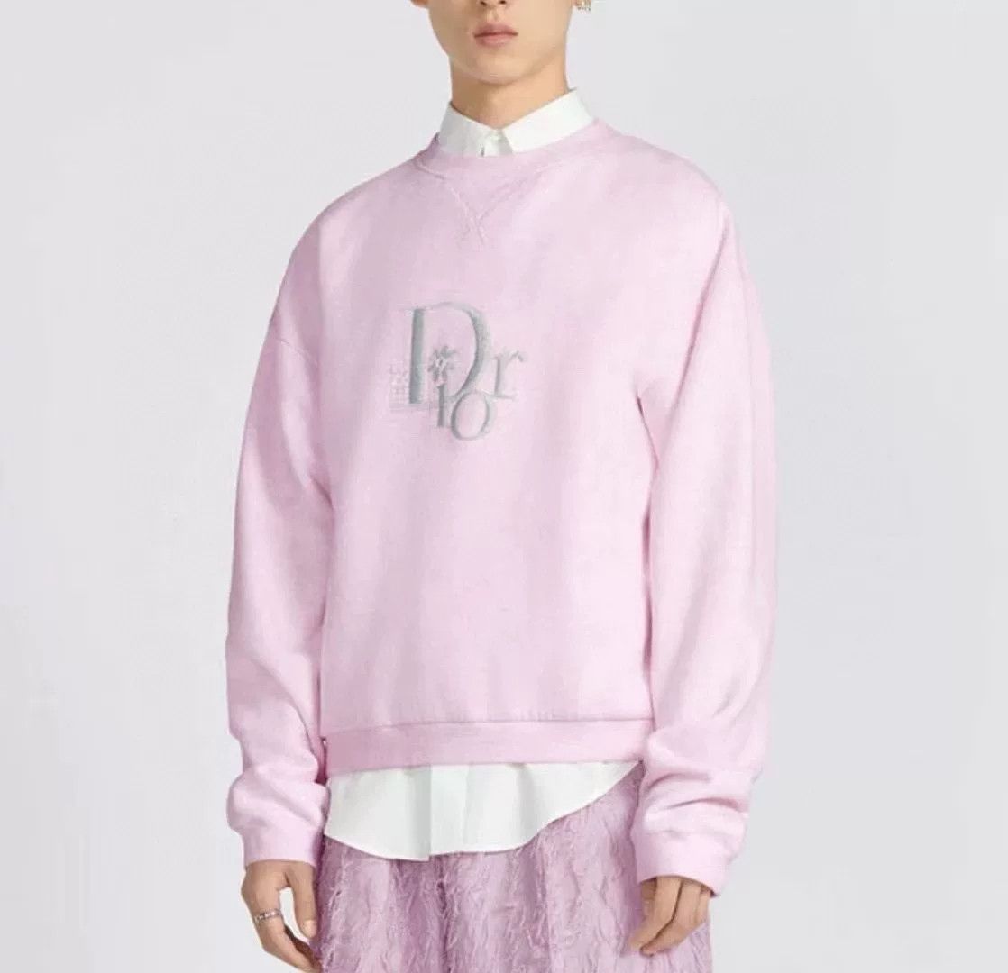 Dior DIOR SS23 Logo Embroidered Crewneck Sweatshirt Size US S / EU 44-46 / 1 - 8 Thumbnail