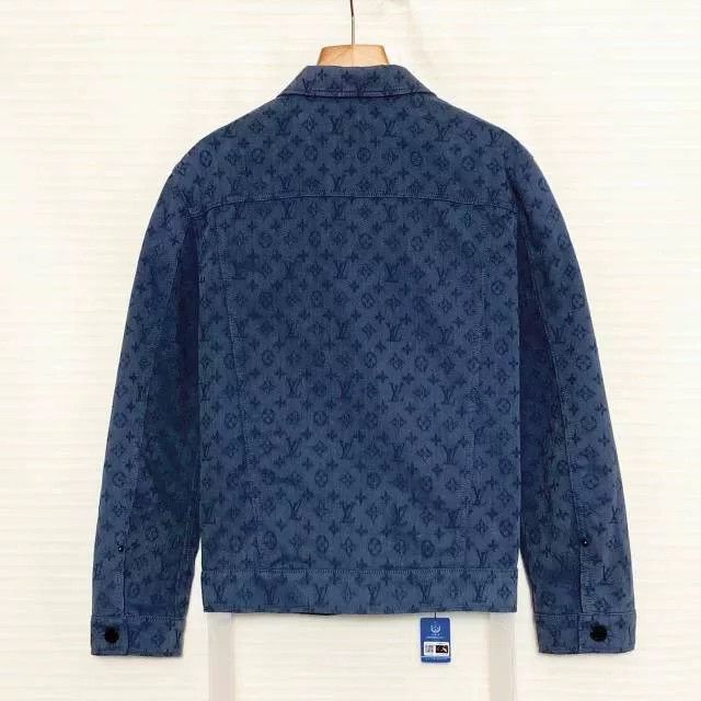 Louis Vuitton Louis Vuitton Logo Print Denim Jacket Men's Size US L / EU 52-54 / 3 - 2 Thumbnail
