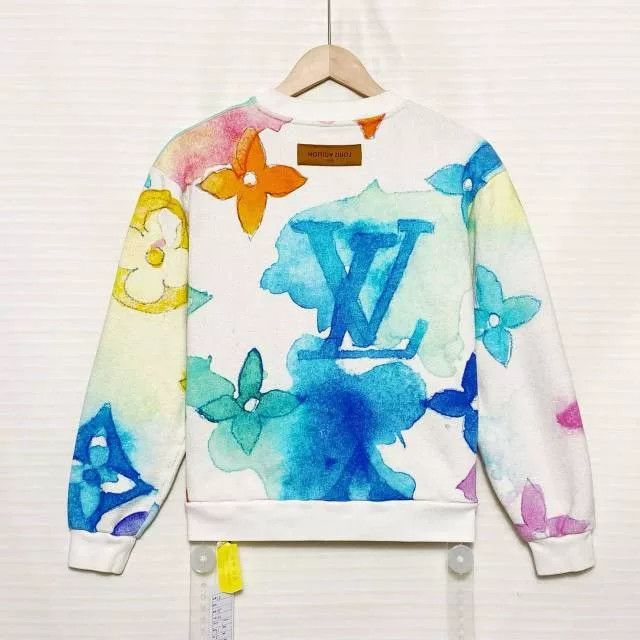 Louis Vuitton Louis Vuitton Men's Ink Print Crewneck Sweatshirt Size US XS / EU 42 / 0 - 2 Thumbnail