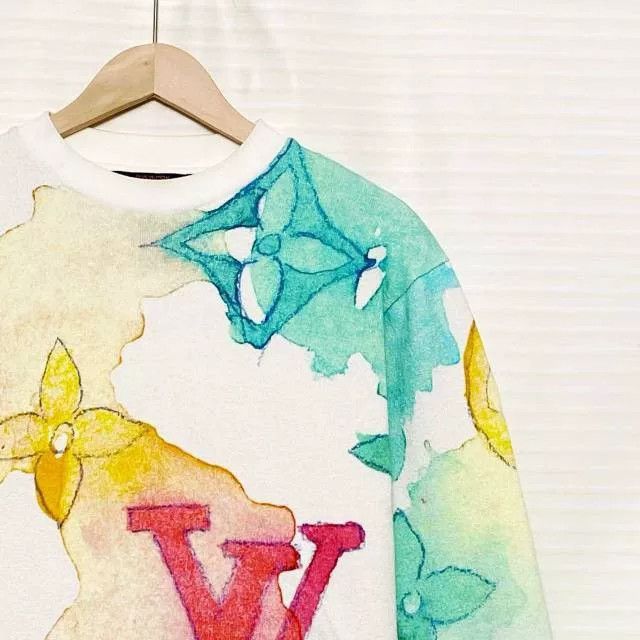 Louis Vuitton Louis Vuitton Men's Ink Print Crewneck Sweatshirt Size US XS / EU 42 / 0 - 3 Thumbnail