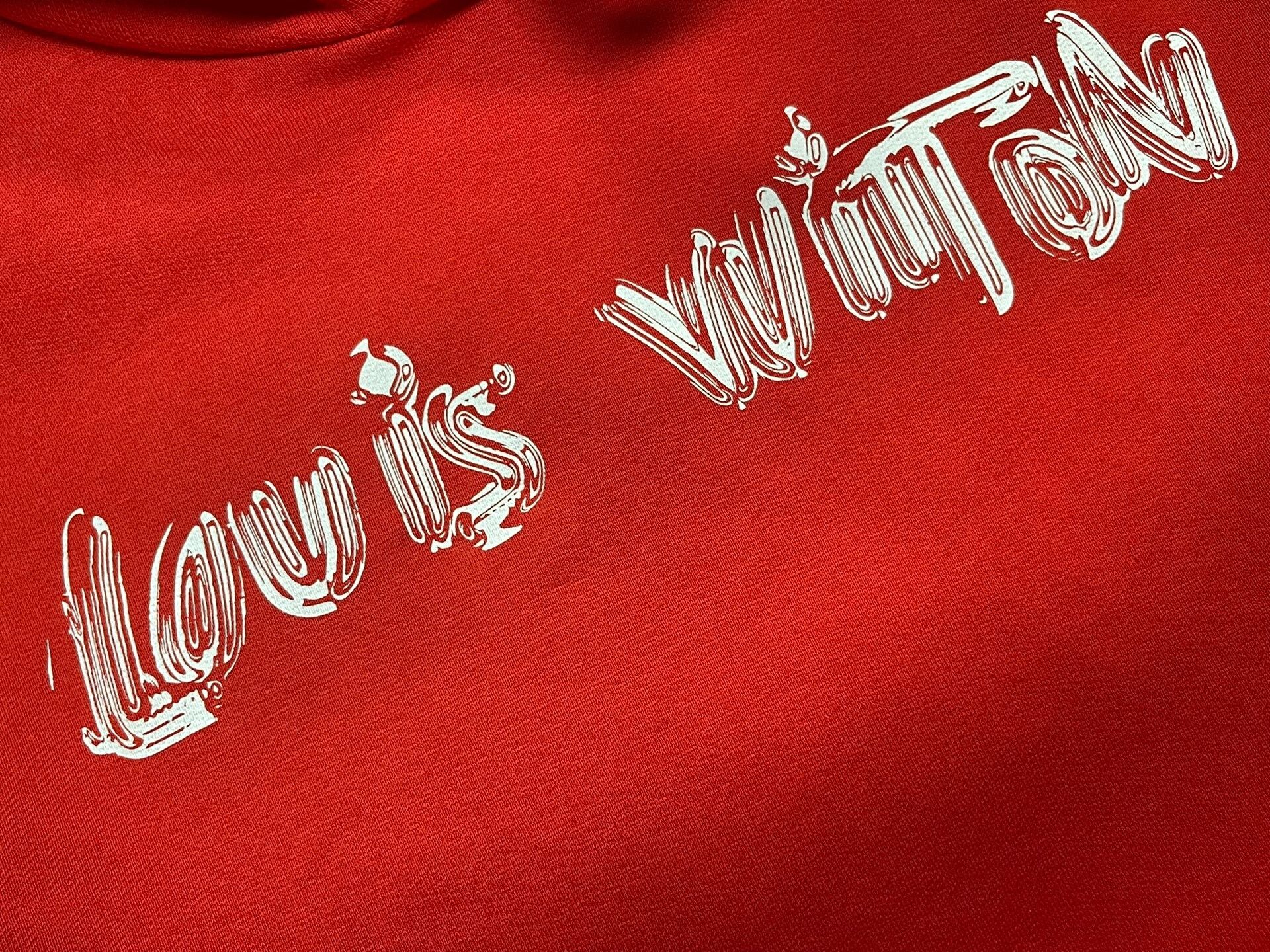 Louis Vuitton Louis Vuitton Letter Print Hooded Sweatshirt Size US S / EU 44-46 / 1 - 3 Thumbnail