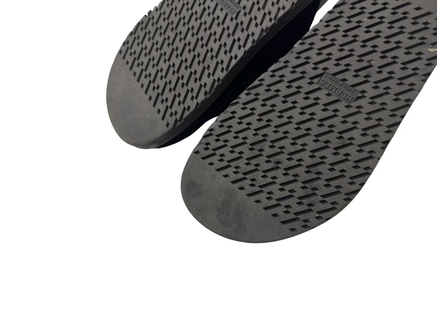 Hermes Hermes Black H Birkenstock Sandals Size US 5.5 / IT 35.5 - 6 Thumbnail