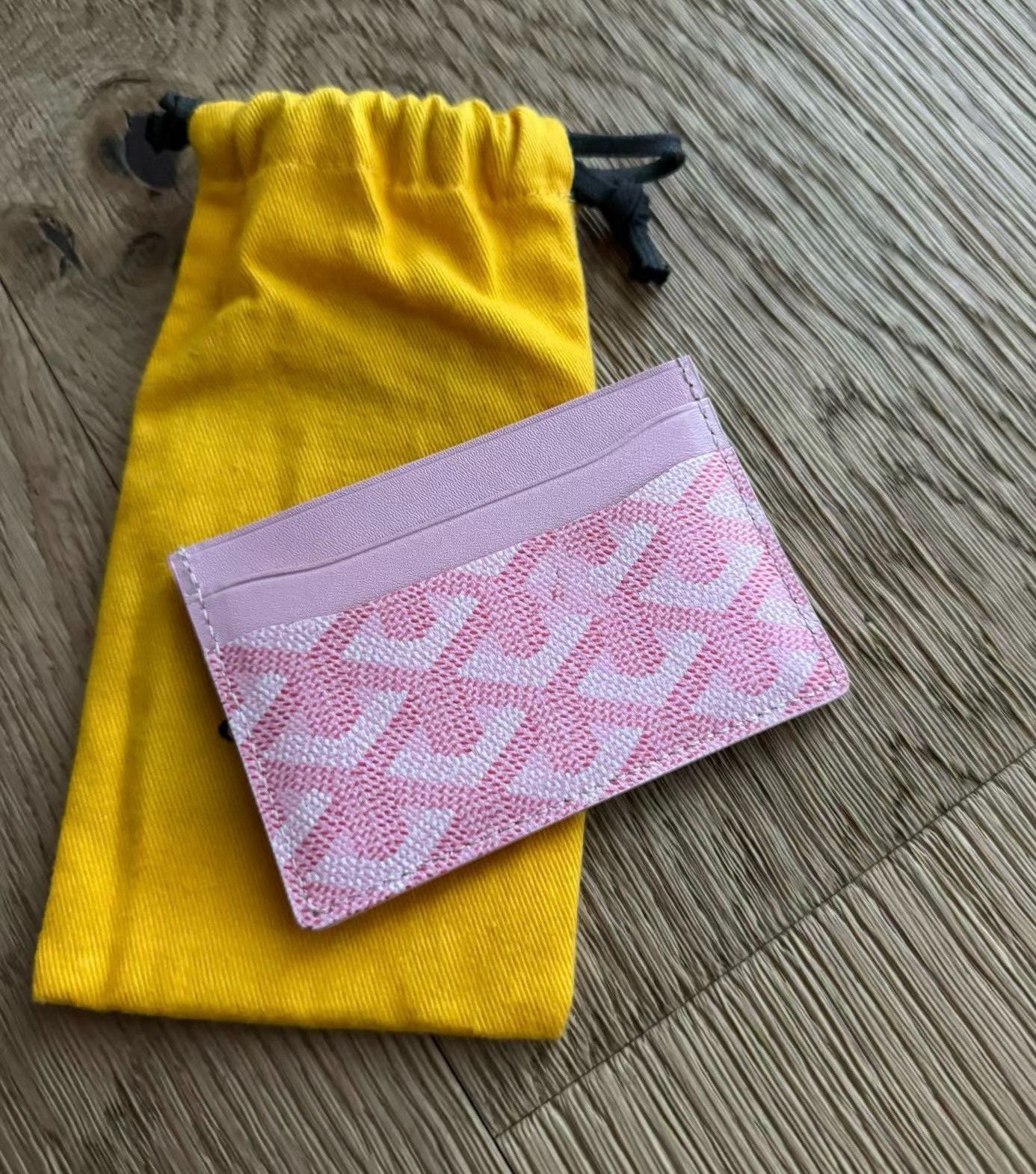 Goyard Goyard Cherry Blossom Pink Monogram Card Holder Size ONE SIZE - 2 Thumbnail