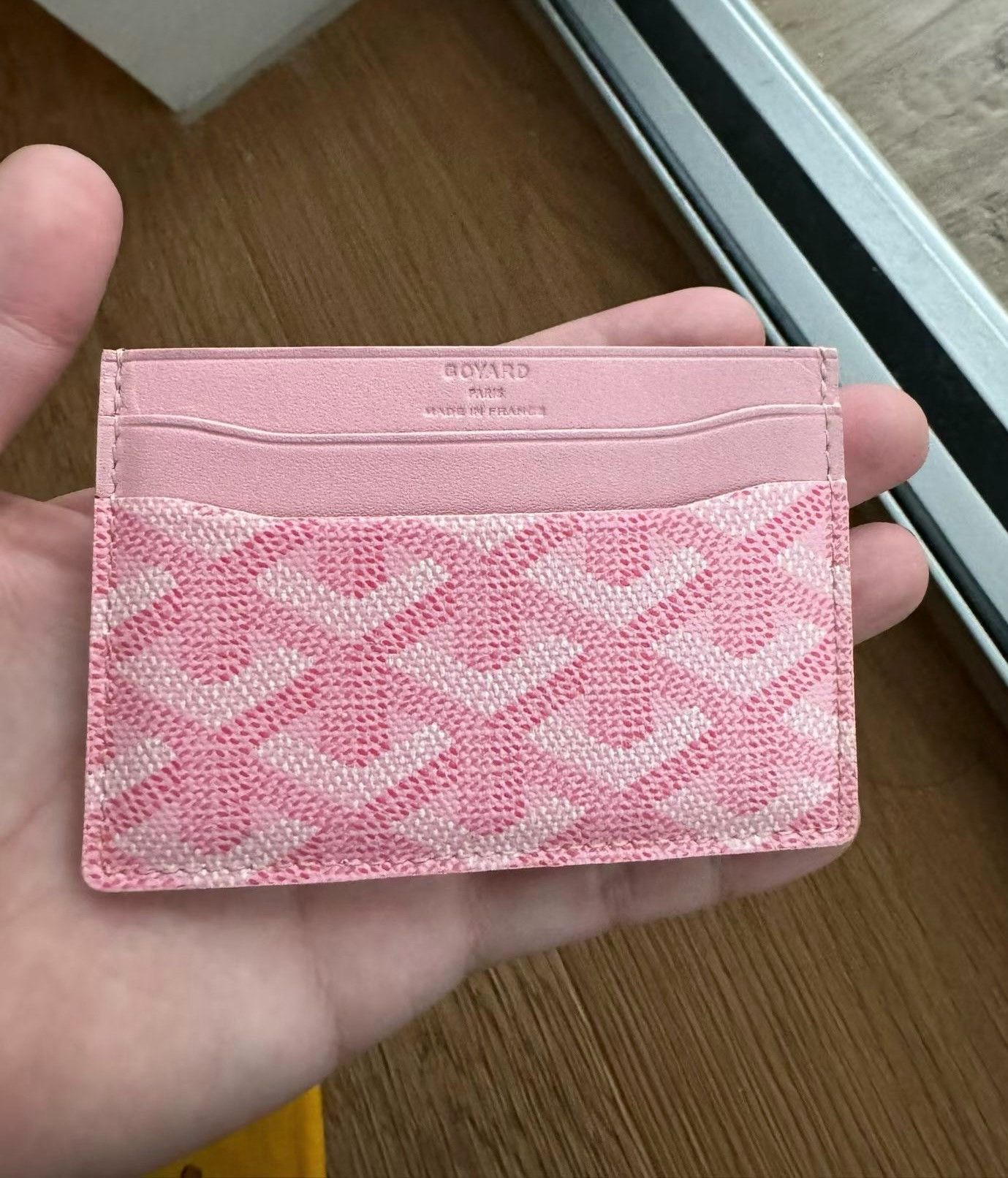 Goyard Goyard Cherry Blossom Pink Monogram Card Holder Size ONE SIZE - 5 Thumbnail