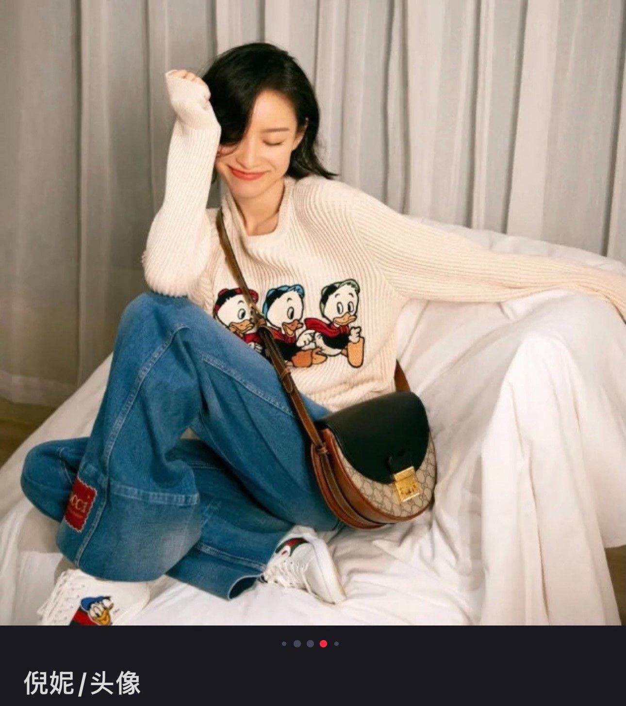Gucci Gucci Disney Donald Duck Patch Sweater Size US XXL / EU 58 / 5 - 8 Thumbnail