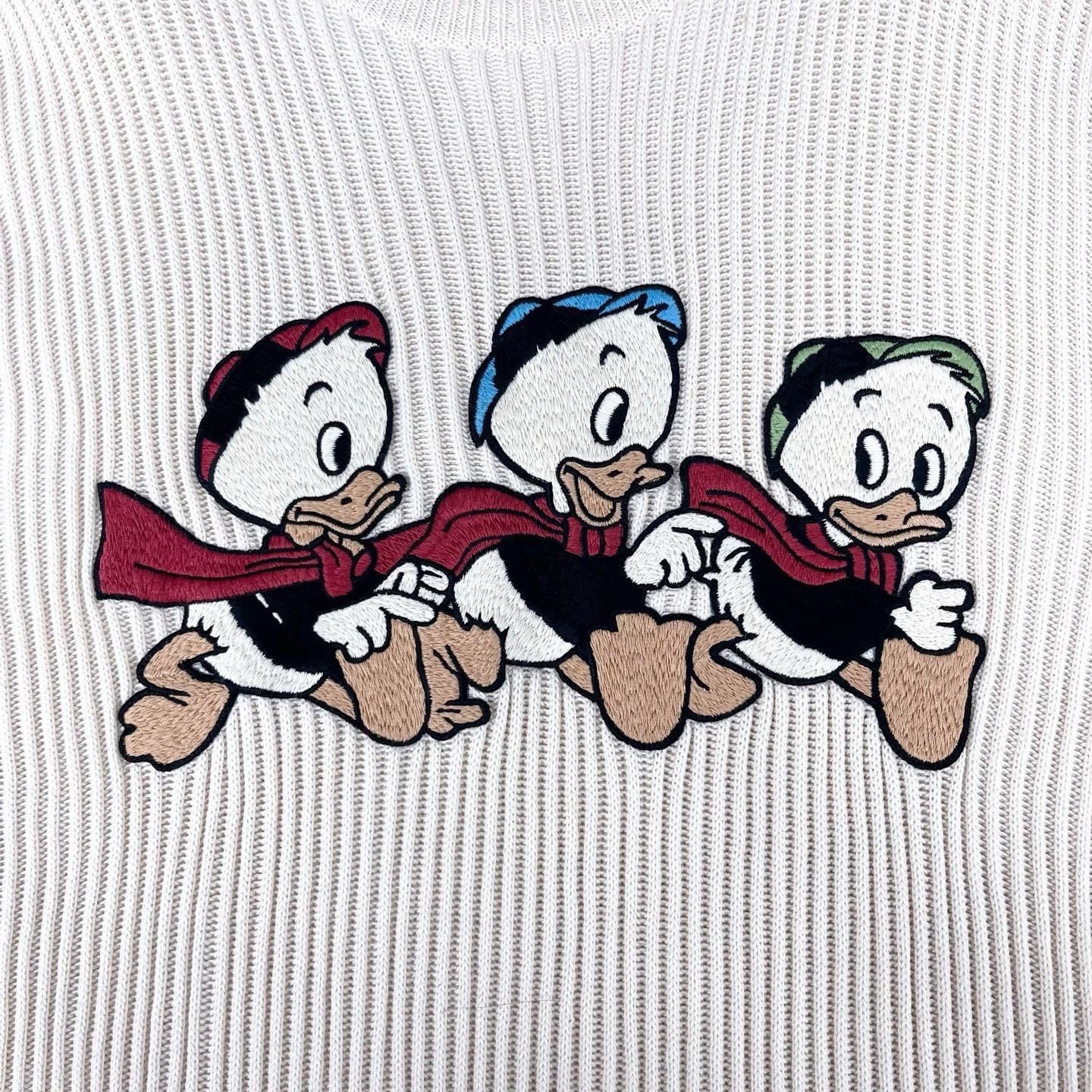Gucci Gucci Disney Donald Duck Patch Sweater Size US XXL / EU 58 / 5 - 4 Thumbnail