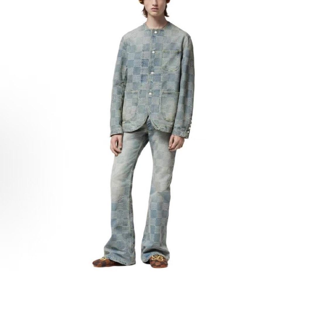 Louis Vuitton Louis Vuitton Pharrell Checkerboard Flared Jeans Size US 32 / EU 48 - 8 Thumbnail