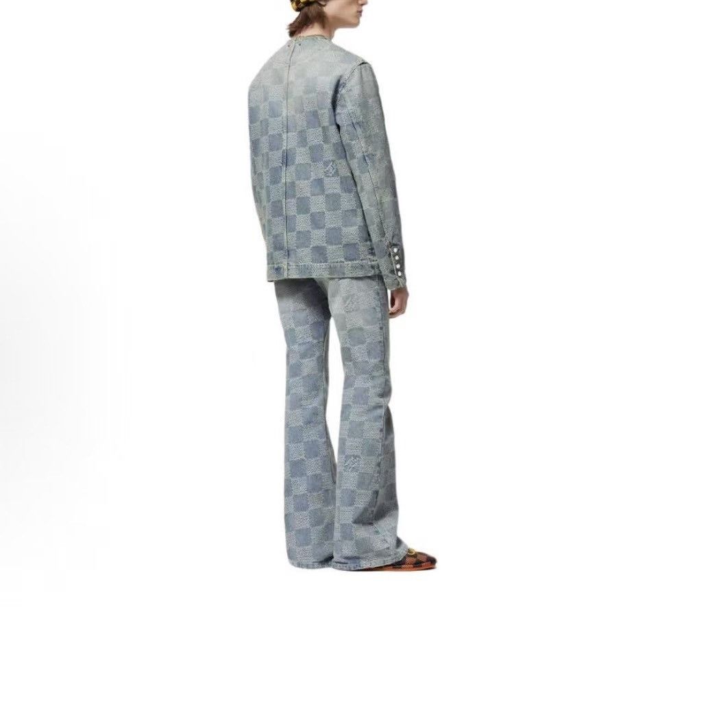 Louis Vuitton Louis Vuitton Pharrell Checkerboard Flared Jeans Size US 32 / EU 48 - 9 Thumbnail