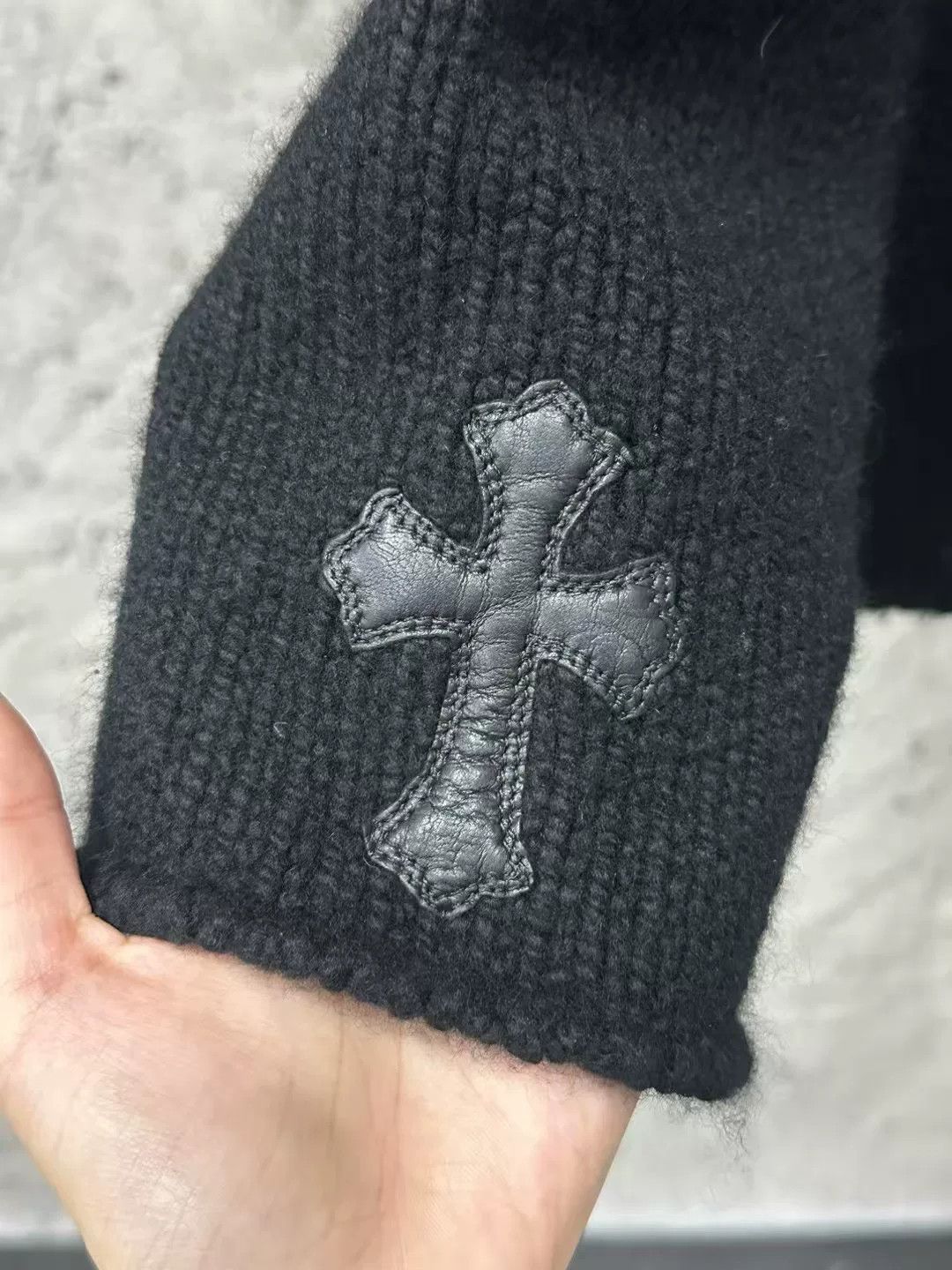 Chrome Hearts Chrome Hearts Cross Patchwork Zip Hoodie Size US L / EU 52-54 / 3 - 4 Thumbnail