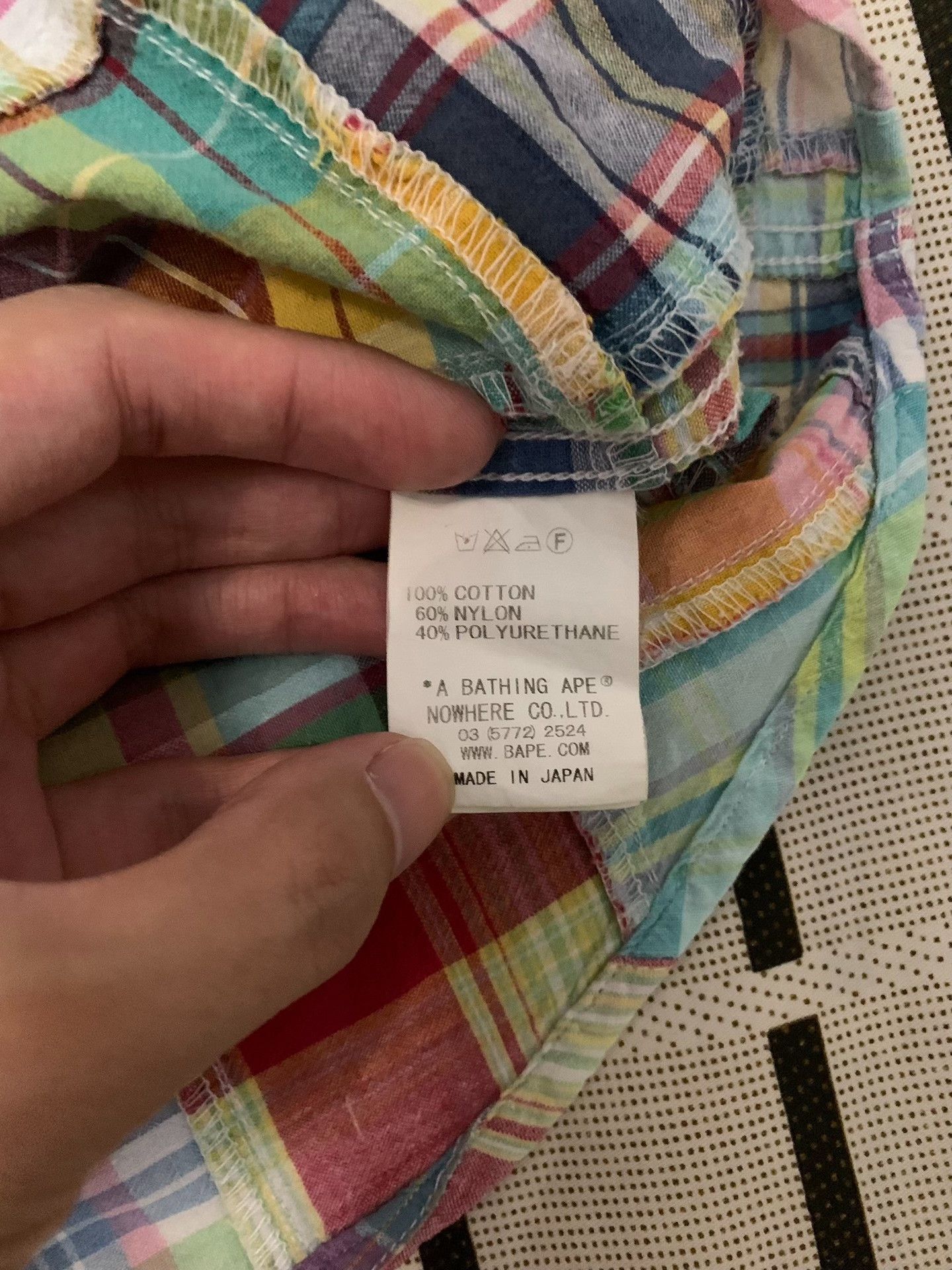 Bape Bape Patchwork Ape Head Plaid Shirt M Men Size US M / EU 48-50 / 2 - 4 Thumbnail
