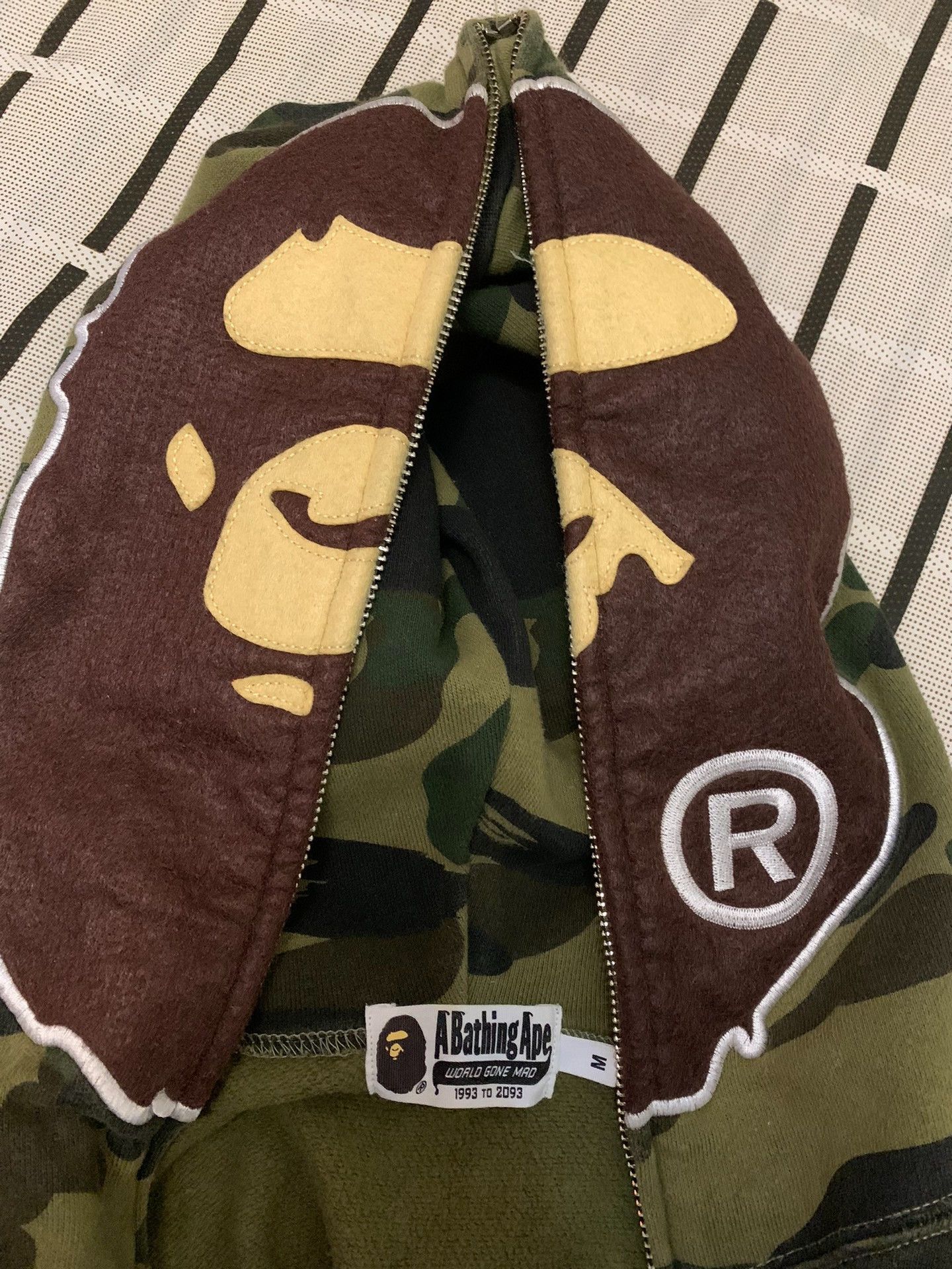 Bape Bape Camo Ape Head Green Light Jacket M Men Size US M / EU 48-50 / 2 - 3 Thumbnail