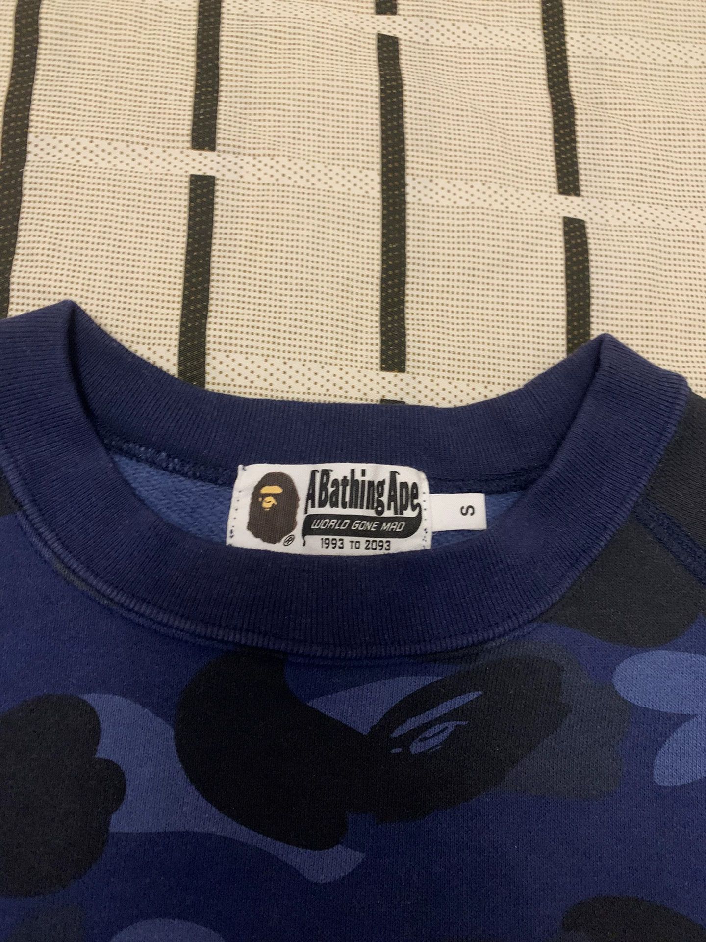 Bape Bape Camo Blue Hoodie S Men Size US S / EU 44-46 / 1 - 3 Thumbnail