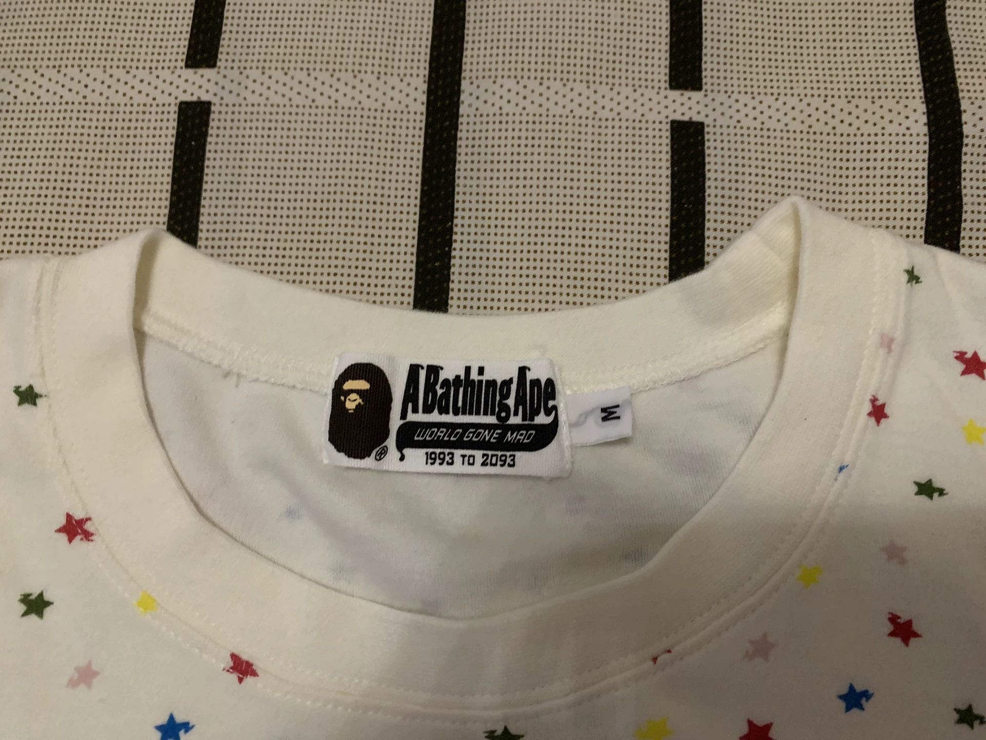 Bape Bape Rainbow Multi T-Shirt M Men Size US M / EU 48-50 / 2 - 4 Thumbnail