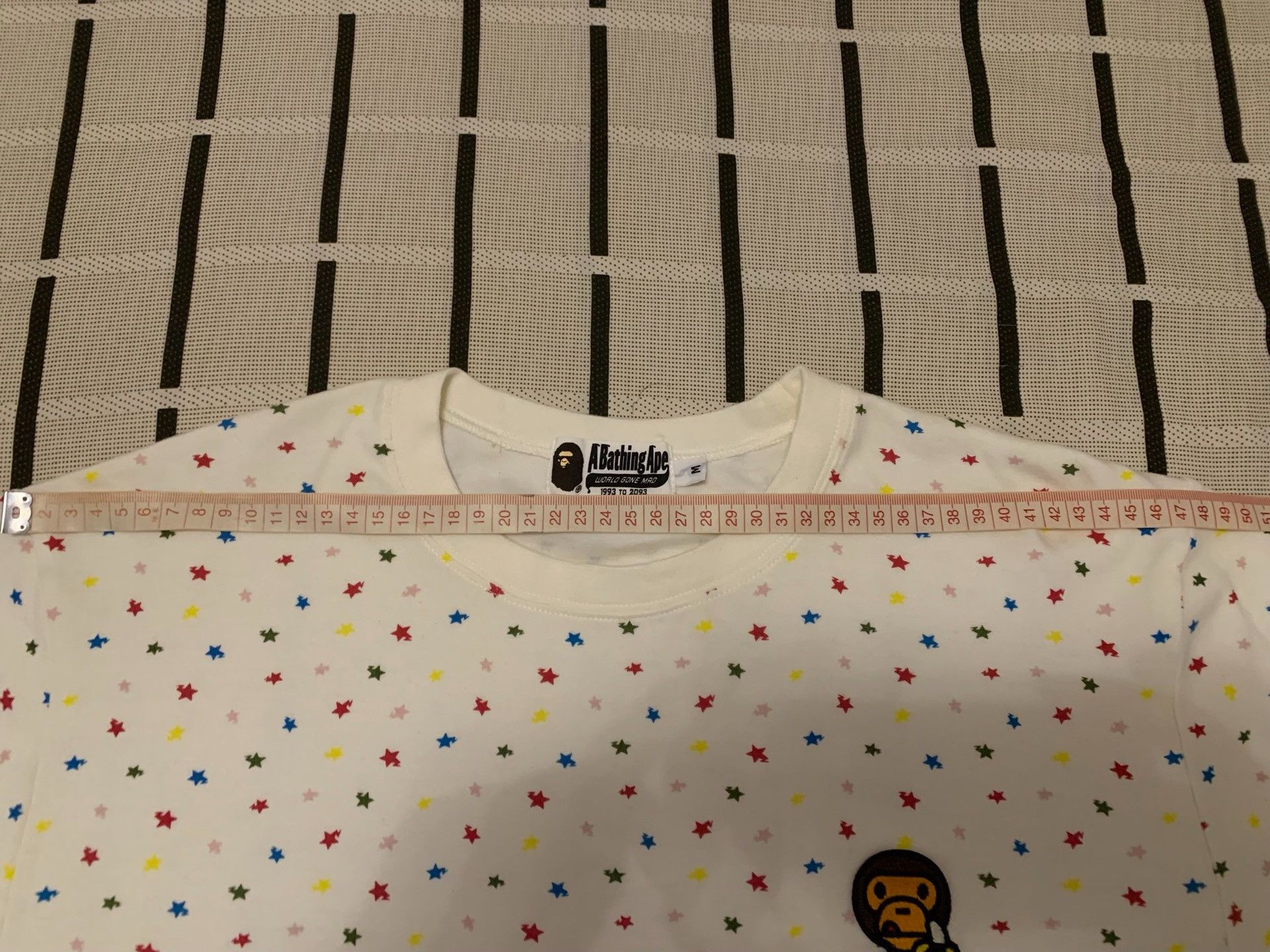 Bape Bape Rainbow Multi T-Shirt M Men Size US M / EU 48-50 / 2 - 9 Thumbnail
