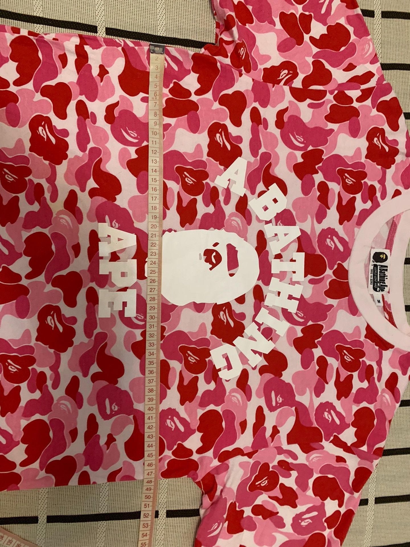 Bape Bape Camo Ape Head Pink T-Shirt M Men Size US M / EU 48-50 / 2 - 8 Thumbnail