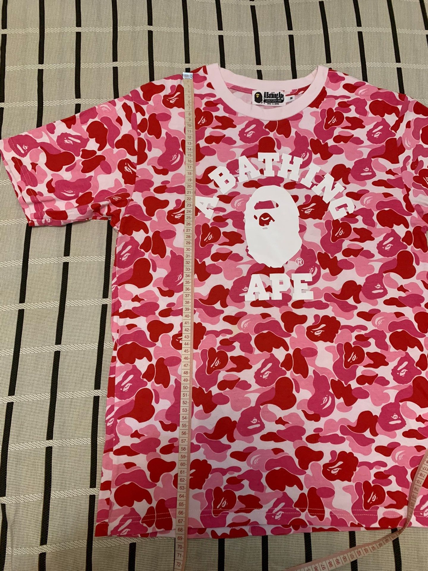 Bape Bape Camo Ape Head Pink T-Shirt M Men Size US M / EU 48-50 / 2 - 7 Thumbnail