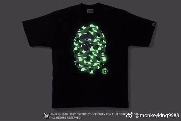 Bape Bape Glow Ape Head T-Shirt S Men Size US S / EU 44-46 / 1 - 3 Thumbnail