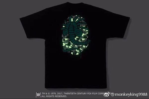 Bape Bape Glow Ape Head T-Shirt S Men Size US S / EU 44-46 / 1 - 4 Thumbnail