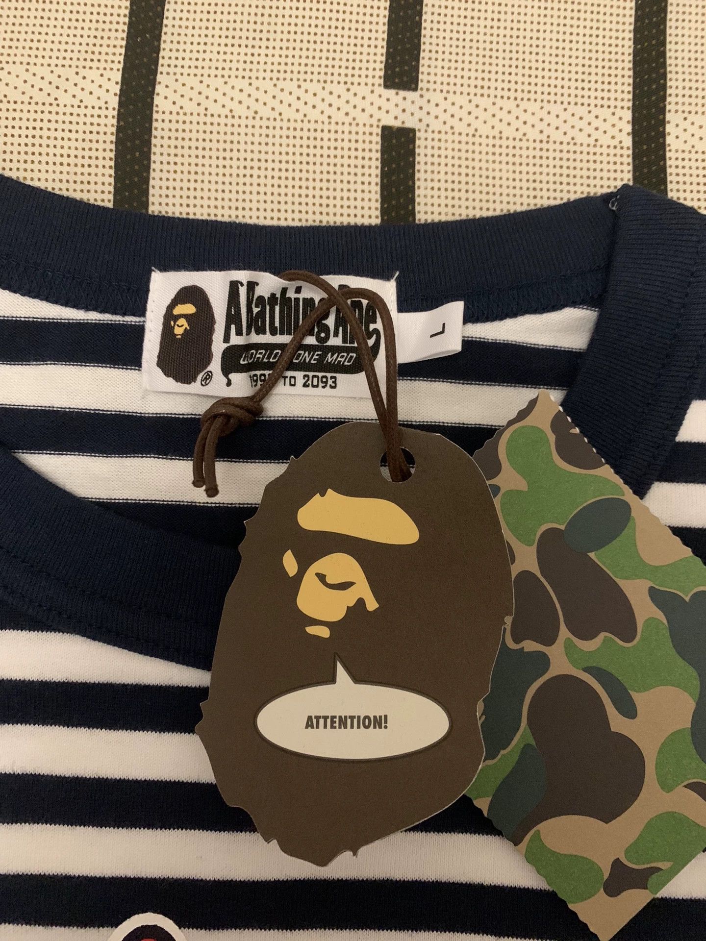 Bape Bape T-Shirt L Men Size US L / EU 52-54 / 3 - 3 Thumbnail
