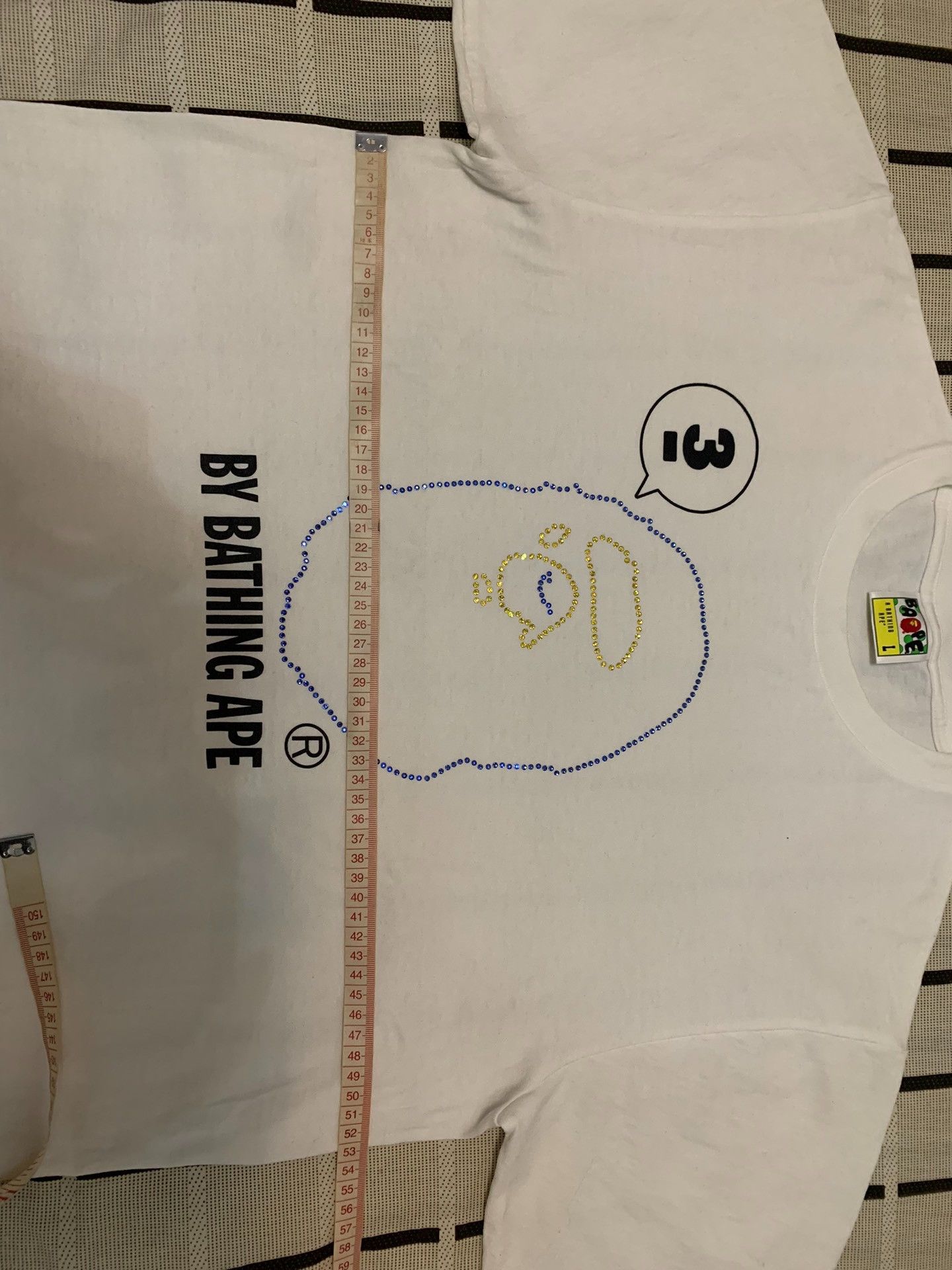 Bape Bape Special Ape Head Gold T-Shirt L Men Size US L / EU 52-54 / 3 - 8 Thumbnail