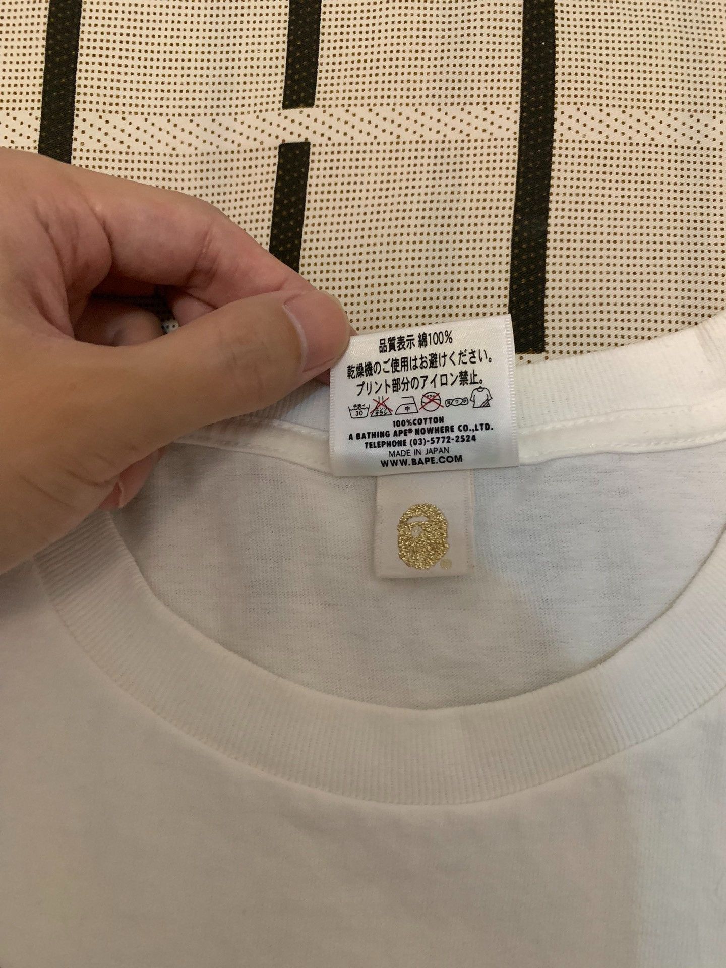 Bape Bape Special Ape Head Gold T-Shirt L Men Size US L / EU 52-54 / 3 - 4 Thumbnail