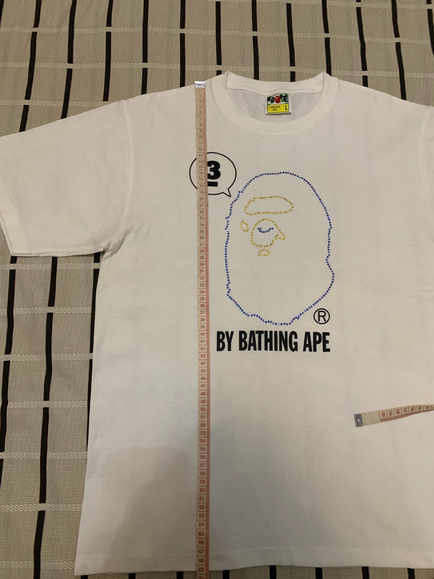 Bape Bape Special Ape Head Gold T-Shirt L Men Size US L / EU 52-54 / 3 - 7 Thumbnail