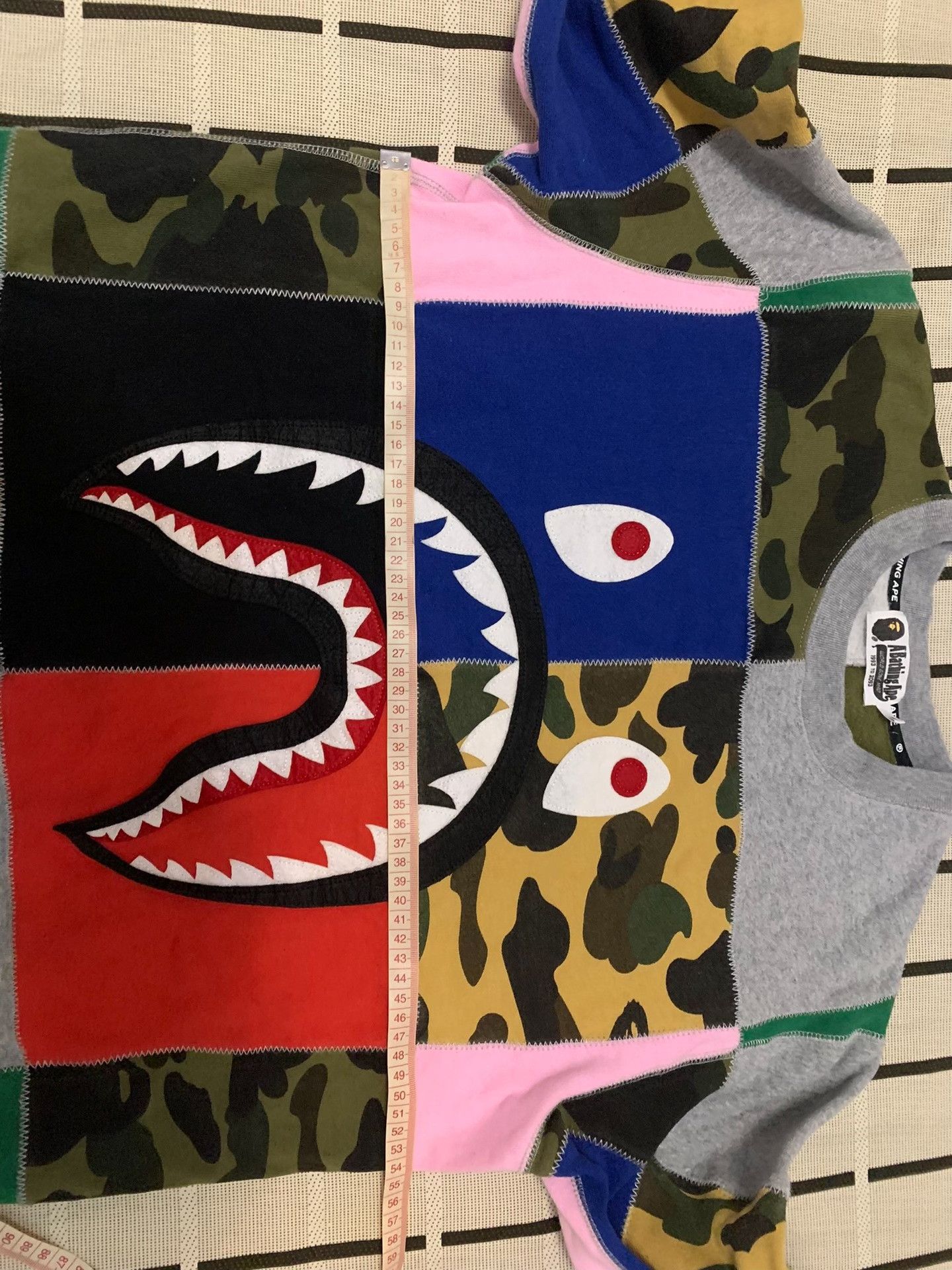Bape Bape Shark Camo Multi Hoodie M Men Size US M / EU 48-50 / 2 - 8 Thumbnail
