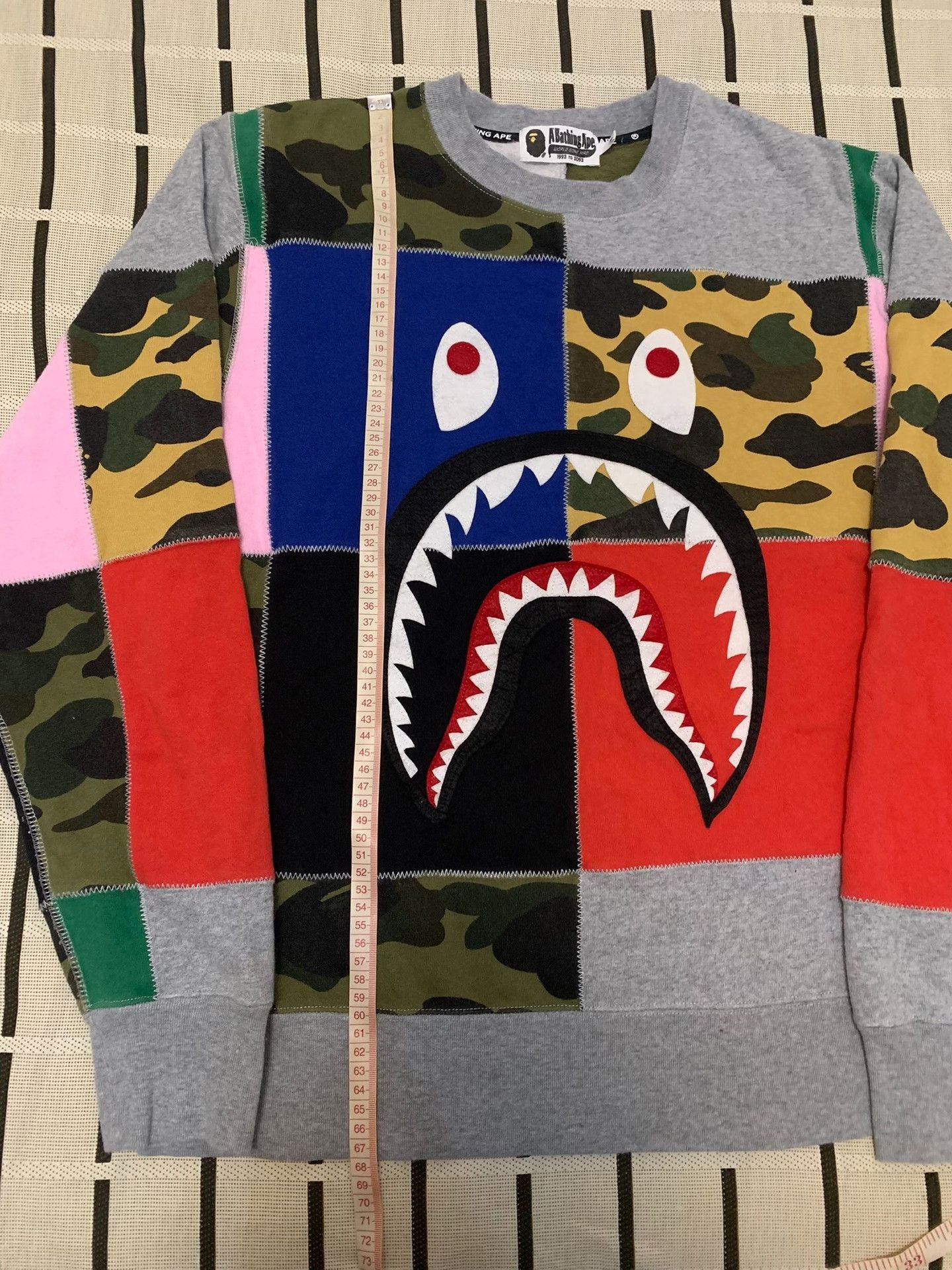 Bape Bape Shark Camo Multi Hoodie M Men Size US M / EU 48-50 / 2 - 7 Thumbnail
