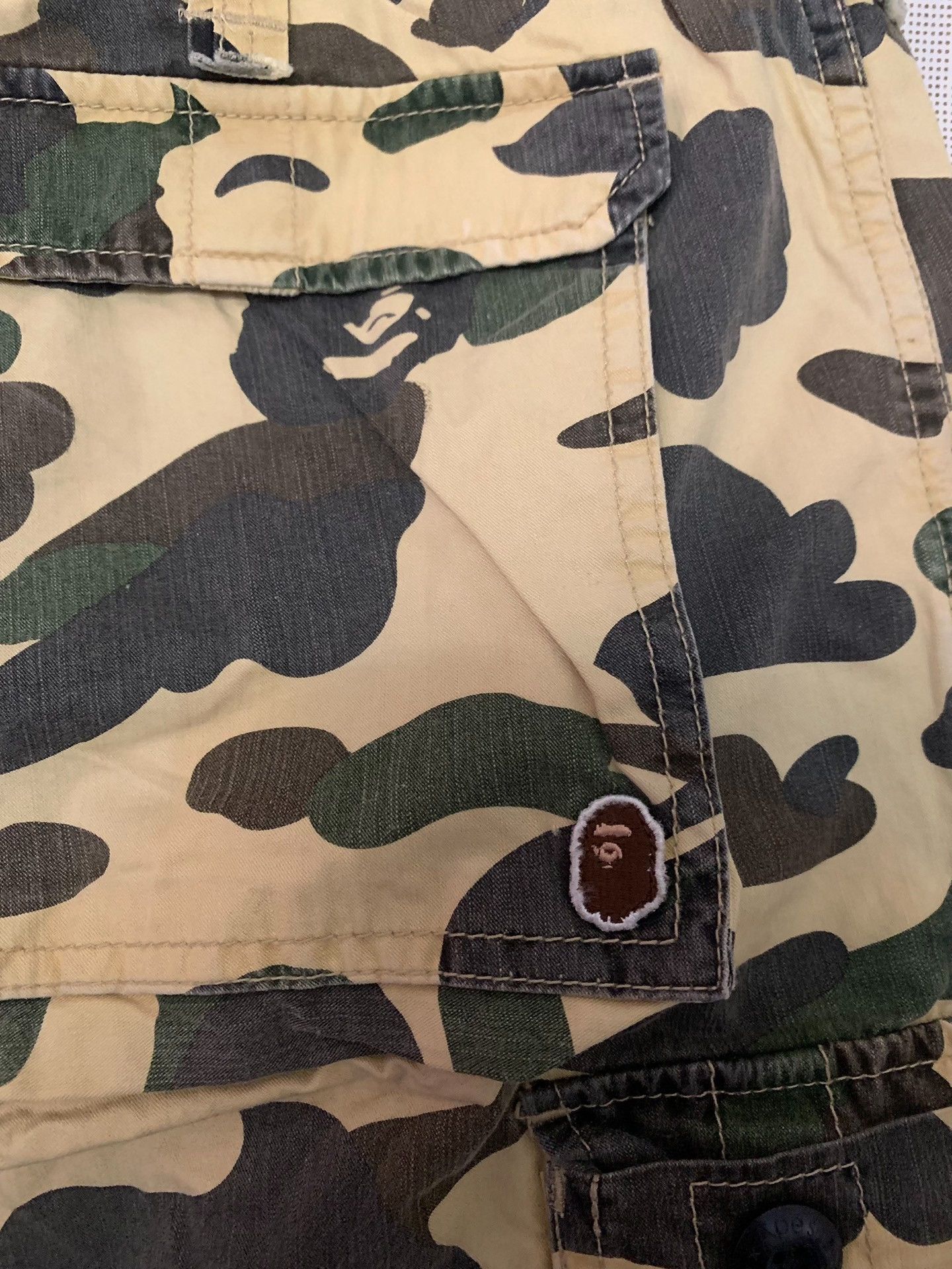Bape Bape Camo Yellow Shorts S Men Size US 30 / EU 46 - 3 Thumbnail