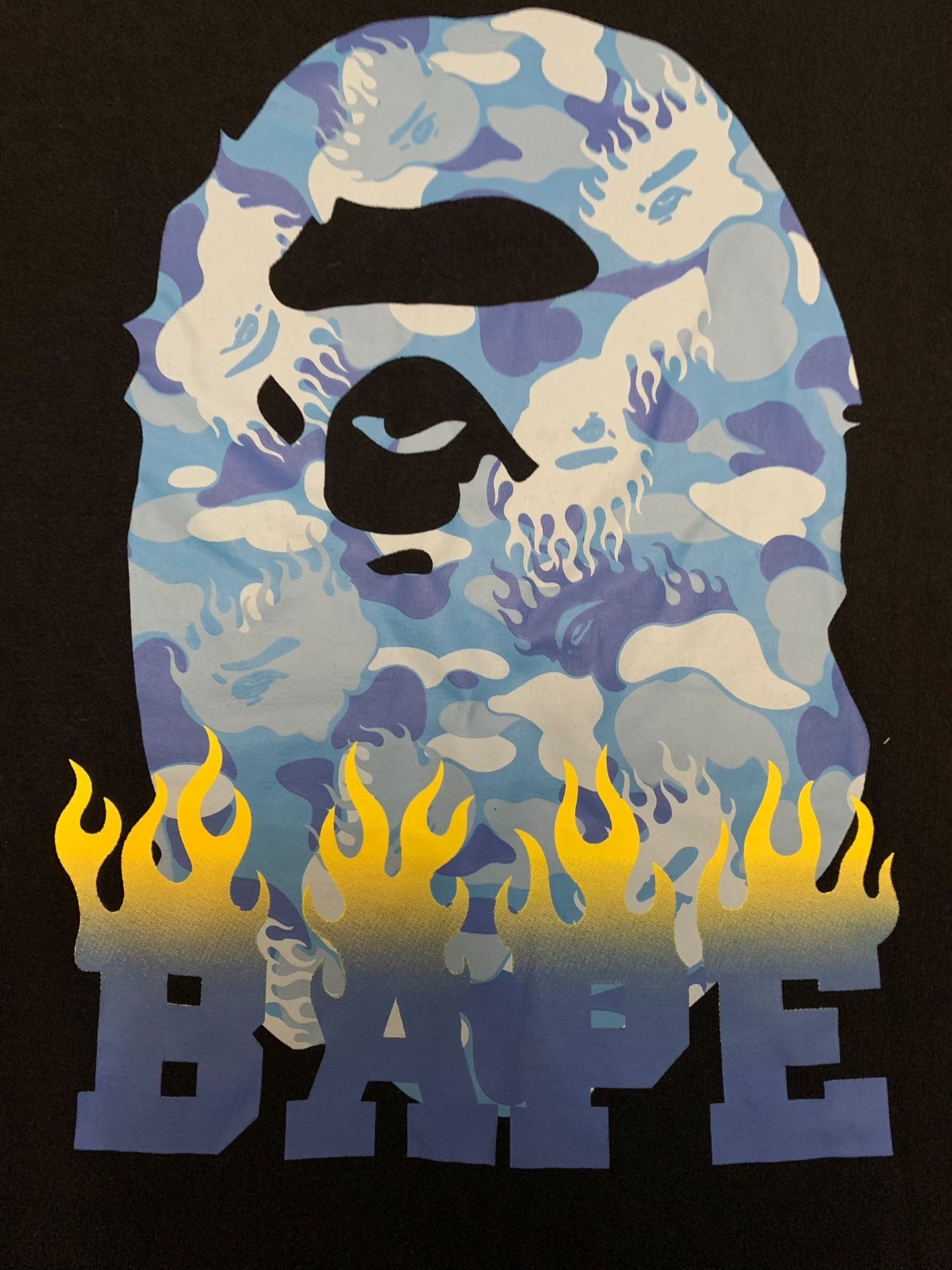 Bape Bape Camo Ape Head Orange T-Shirt M Men Size US M / EU 48-50 / 2 - 2 Thumbnail