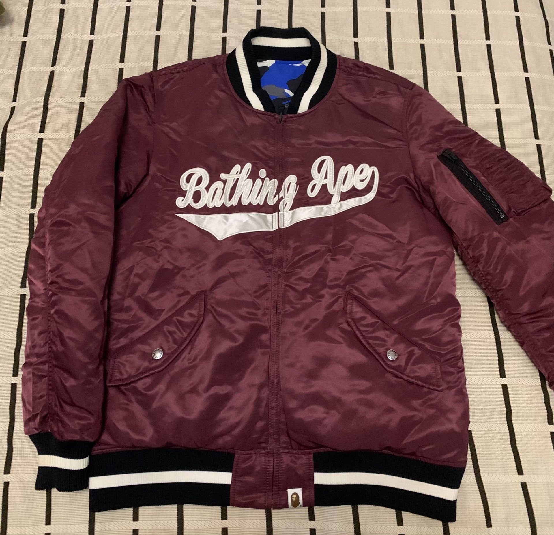 Bape Bape Wool Camo Heavy Coat L Men Size US L / EU 52-54 / 3 - 3 Thumbnail