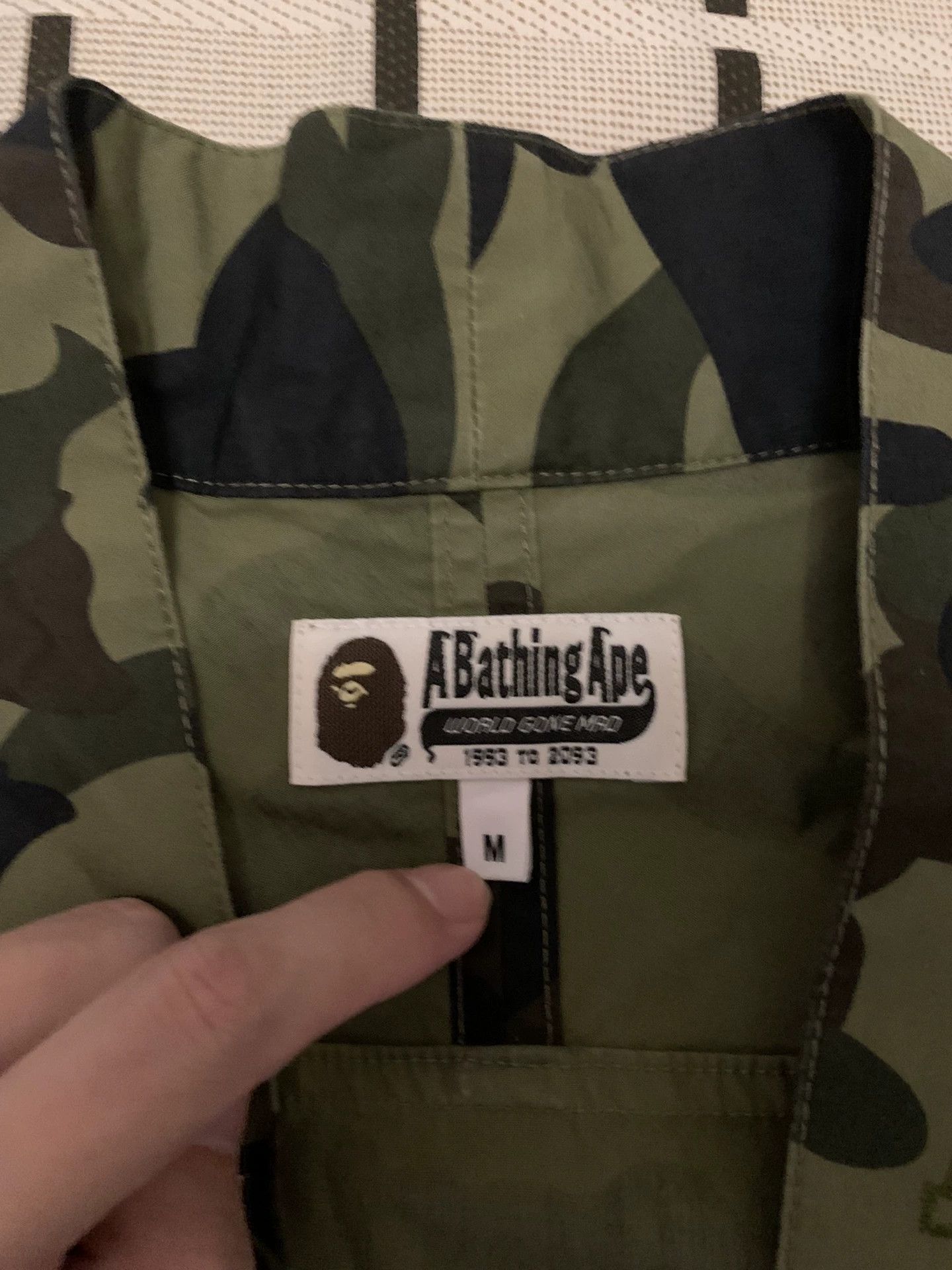 Bape Bape Camo Long Green Light Jacket M Men Size US M / EU 48-50 / 2 - 3 Thumbnail