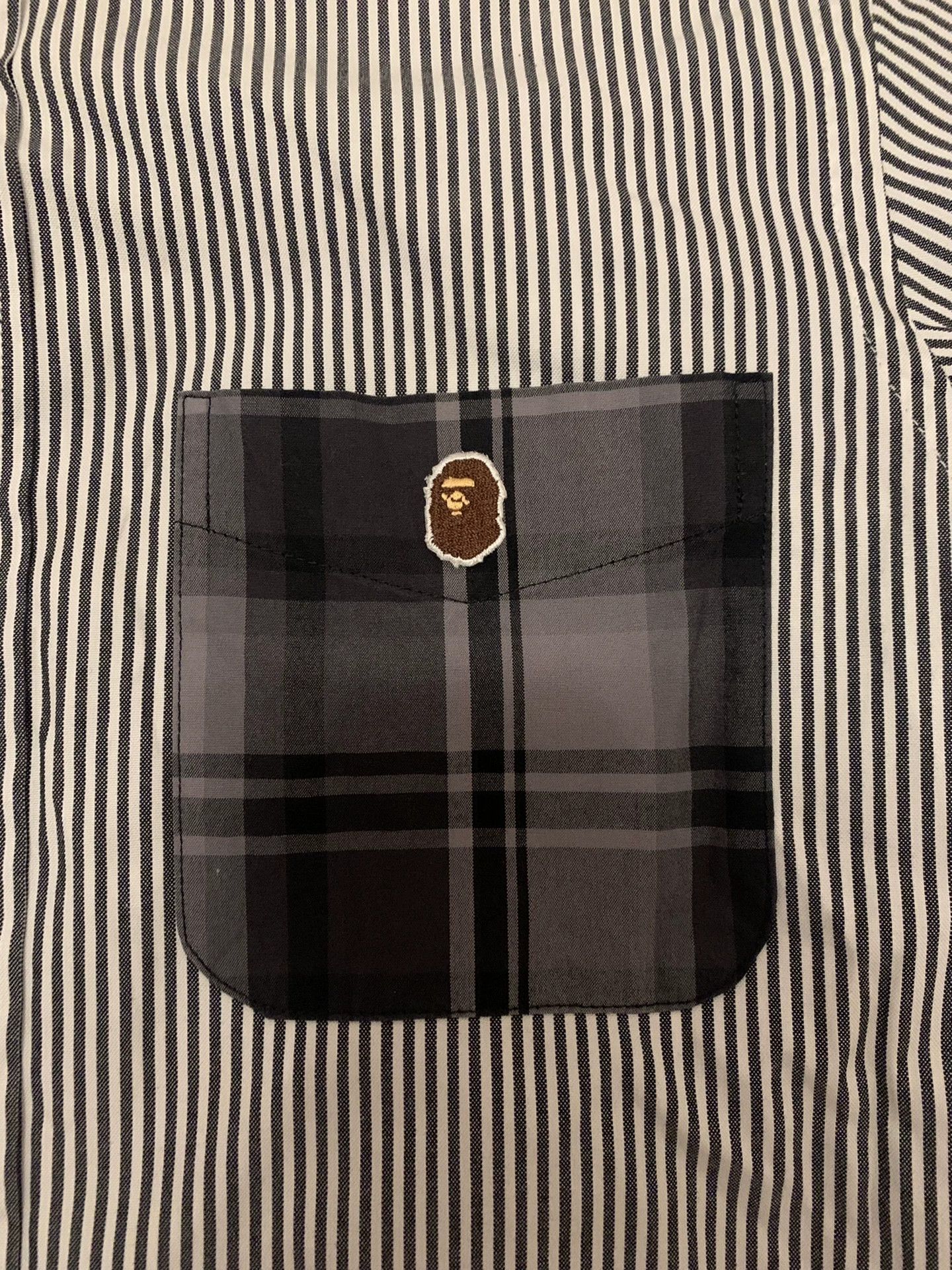 Bape Bape Striped Shirt S Men Size US S / EU 44-46 / 1 - 2 Thumbnail