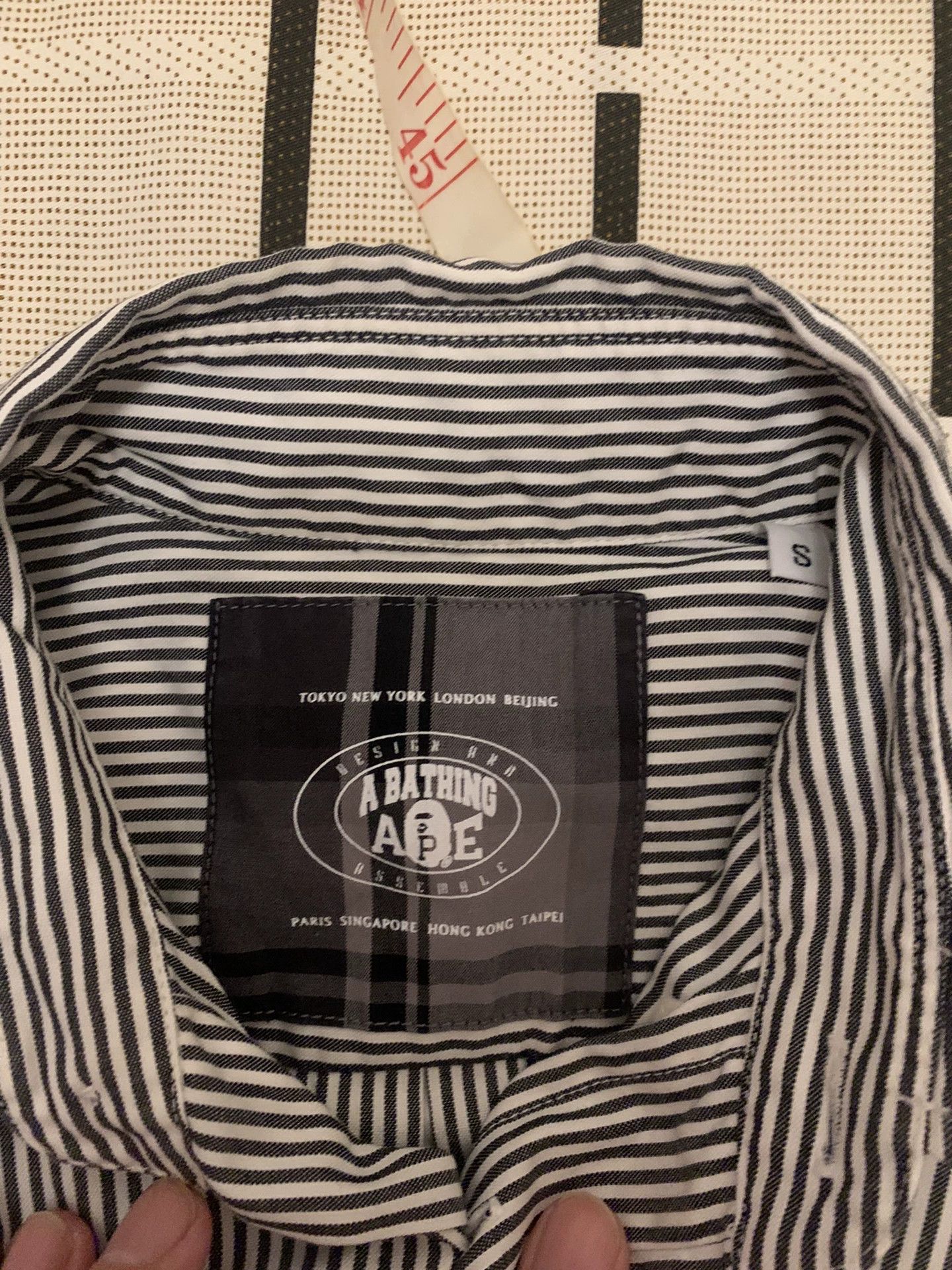 Bape Bape Striped Shirt S Men Size US S / EU 44-46 / 1 - 3 Thumbnail