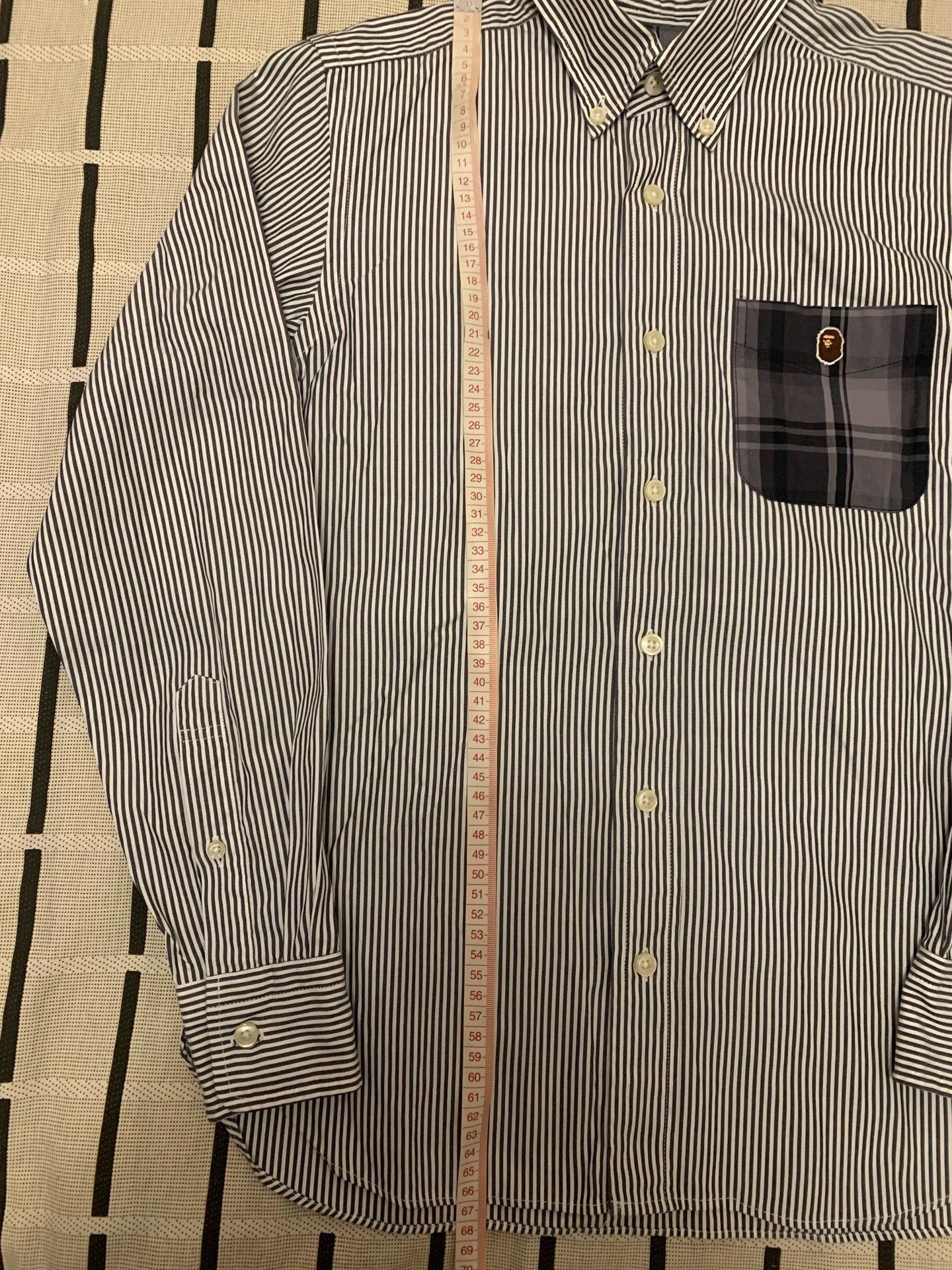 Bape Bape Striped Shirt S Men Size US S / EU 44-46 / 1 - 7 Thumbnail