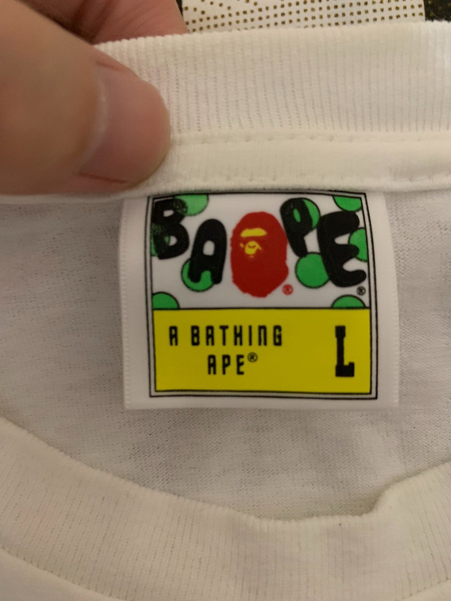 Bape Bape Collab Printed T-Shirt L Men Size US L / EU 52-54 / 3 - 3 Thumbnail