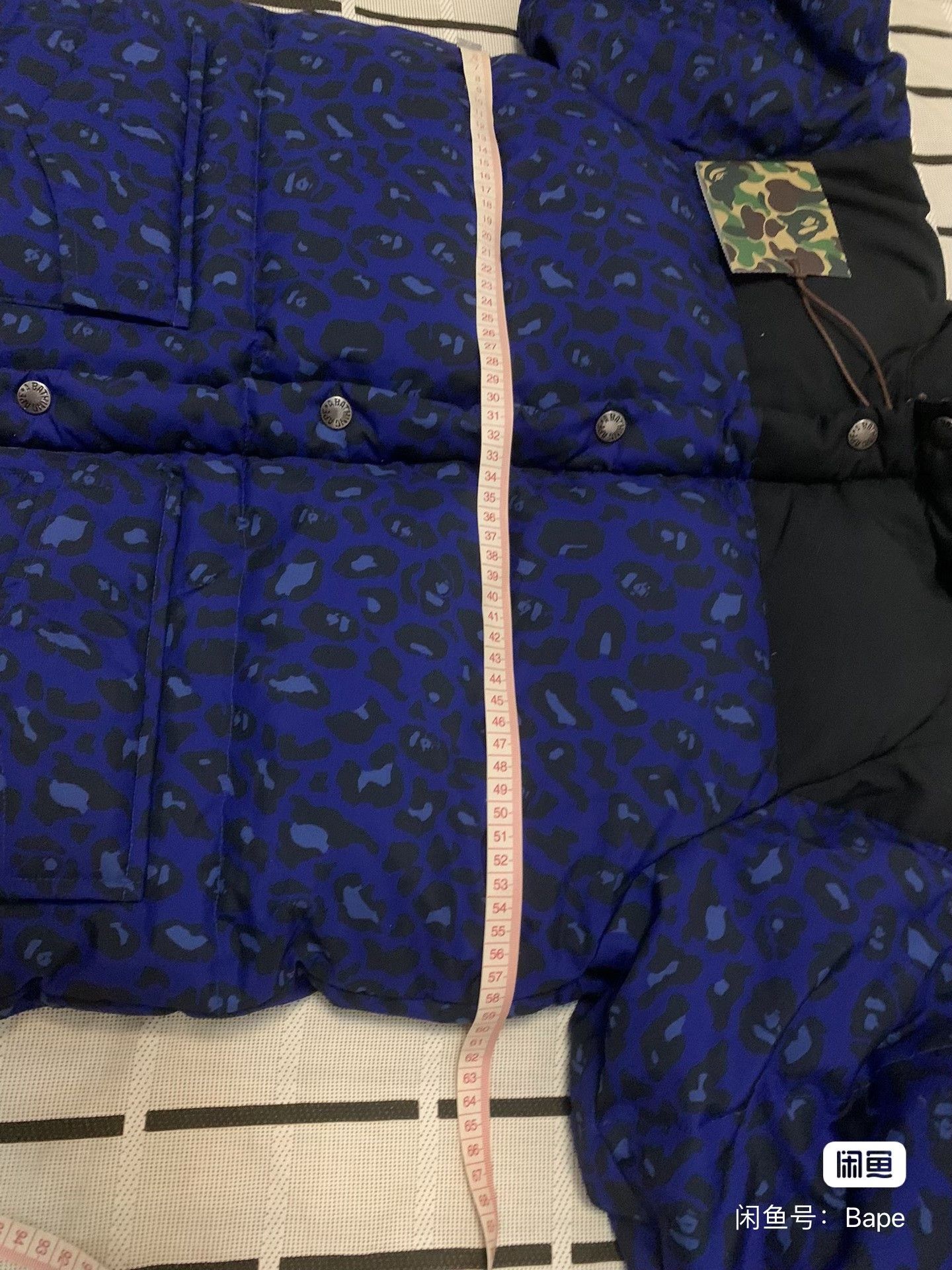 Bape Bape Down Camo Blue Heavy Coat L Men Size US L / EU 52-54 / 3 - 8 Thumbnail